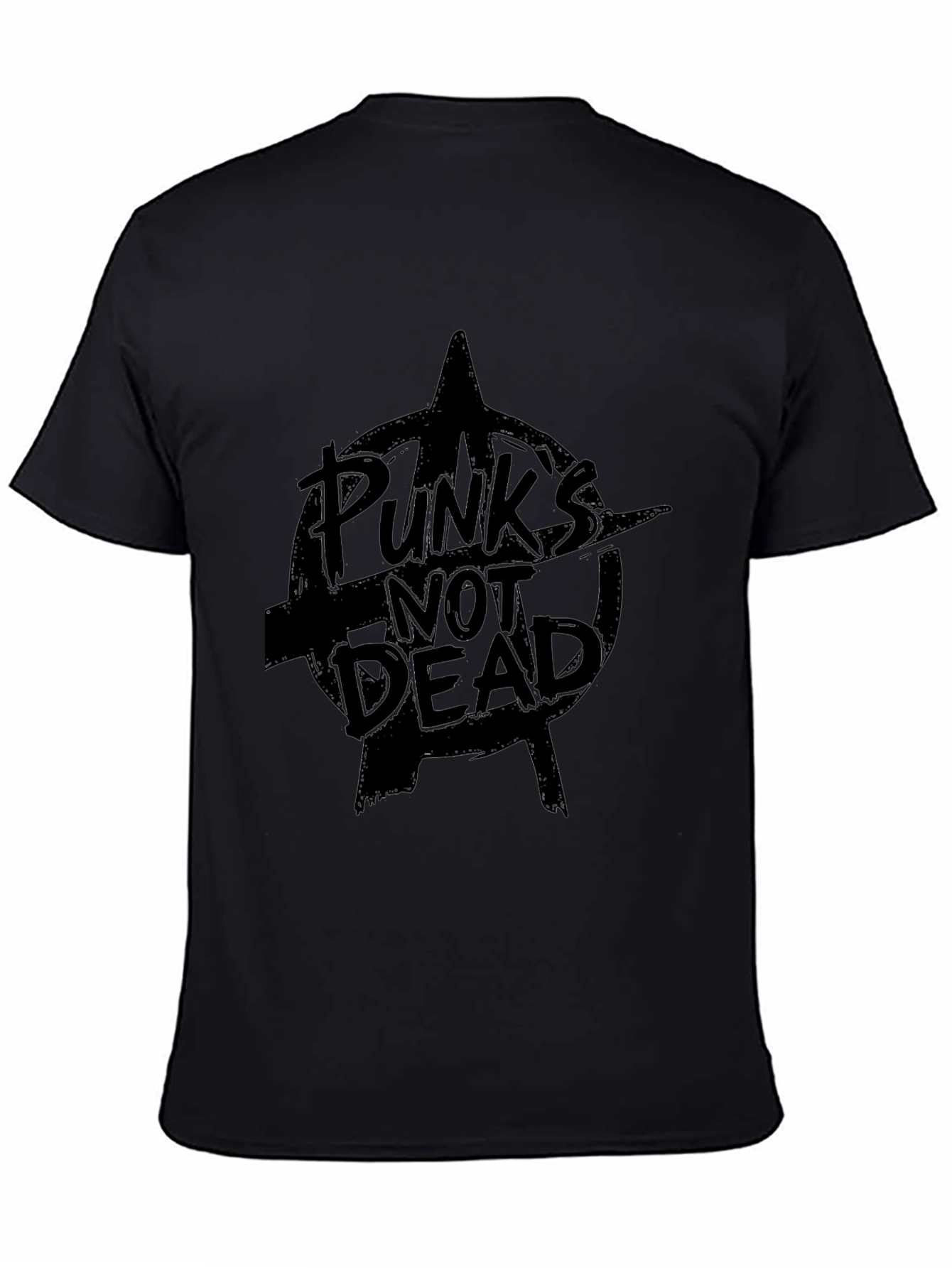 Punks Not Dead Graphic Black Tee
