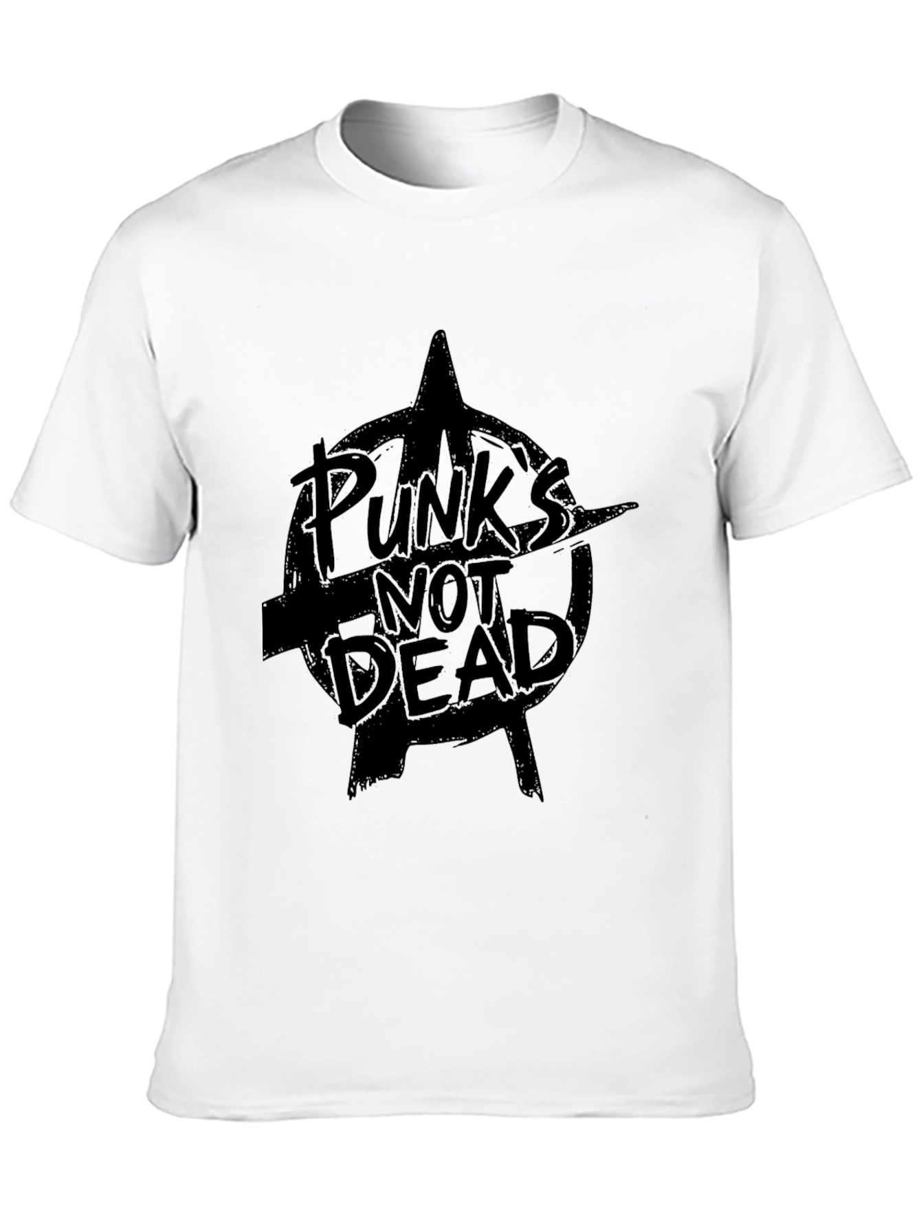 Punks Not Dead Graphic Black Tee