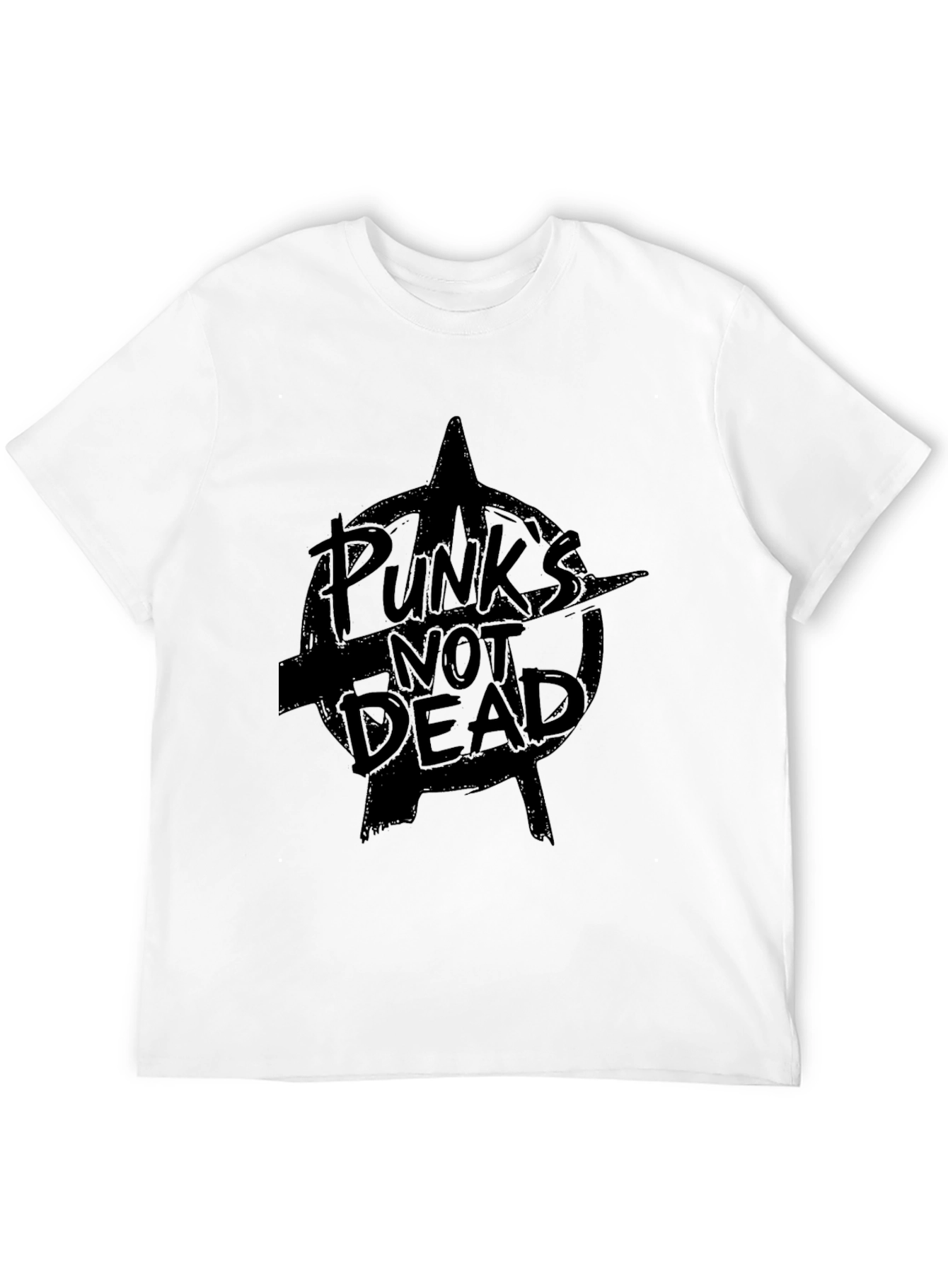 Punks Not Dead Graphic Black Tee