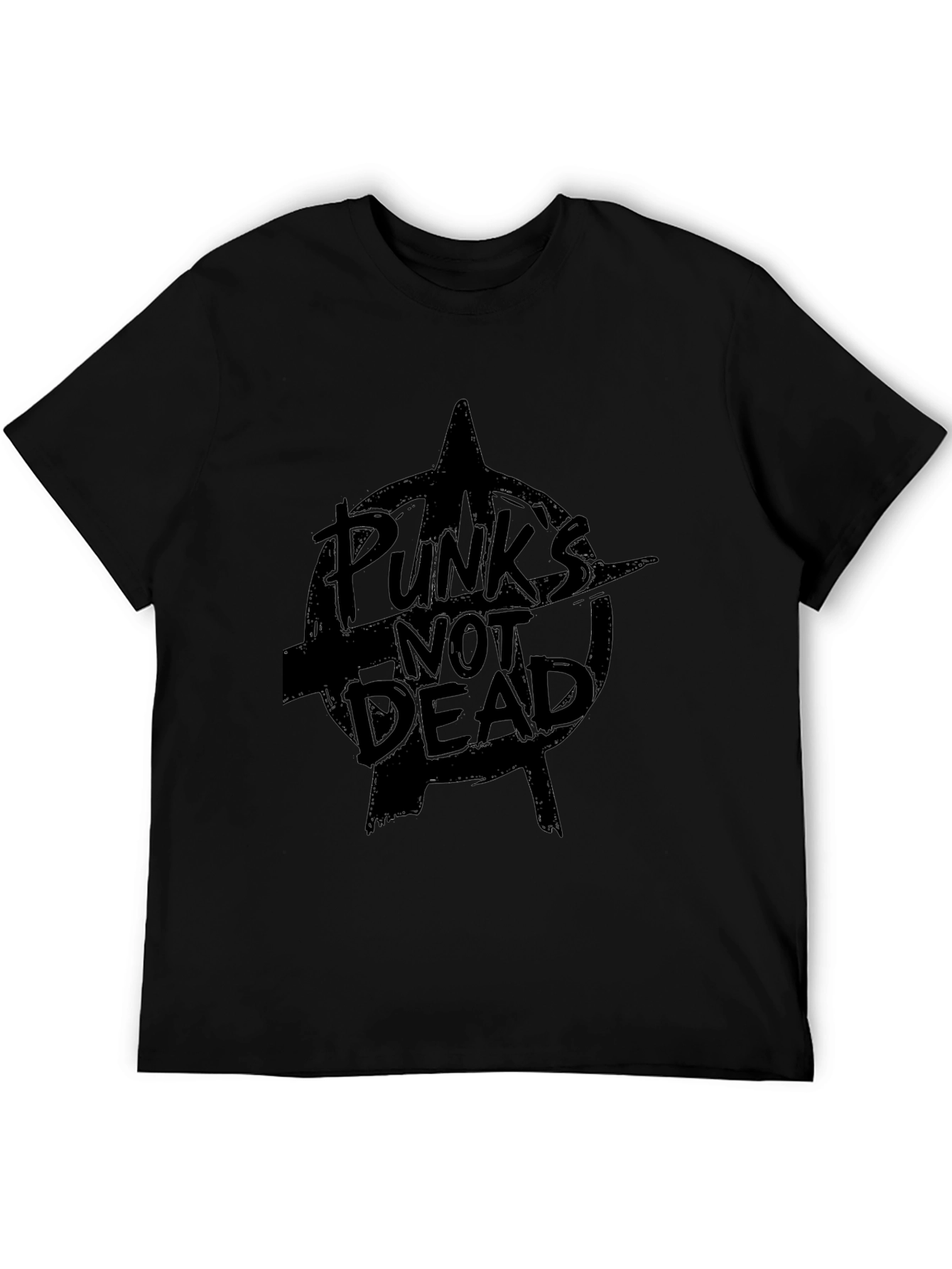 Punks Not Dead Graphic Black Tee