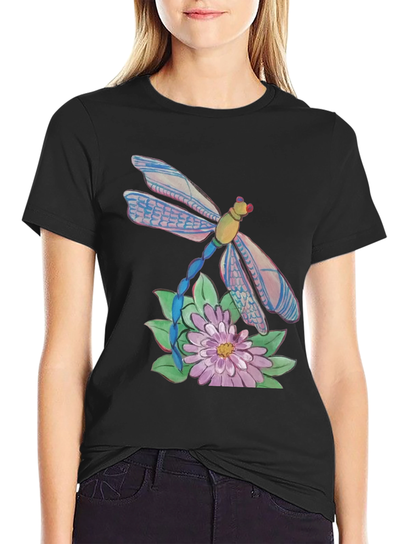 Dragonfly Graphic T-Shirt - Nature Inspired Design