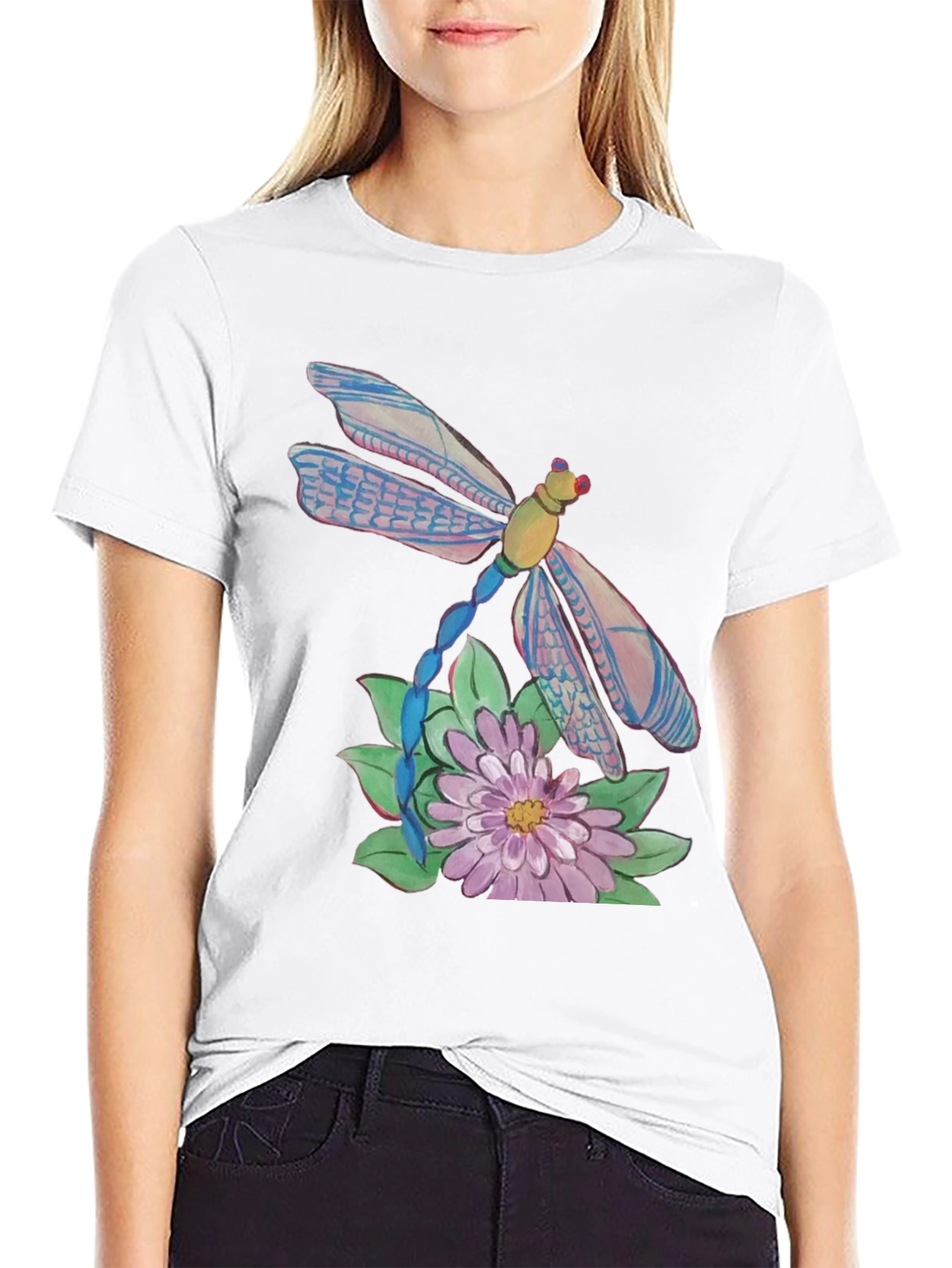 Dragonfly Graphic T-Shirt - Nature Inspired Design