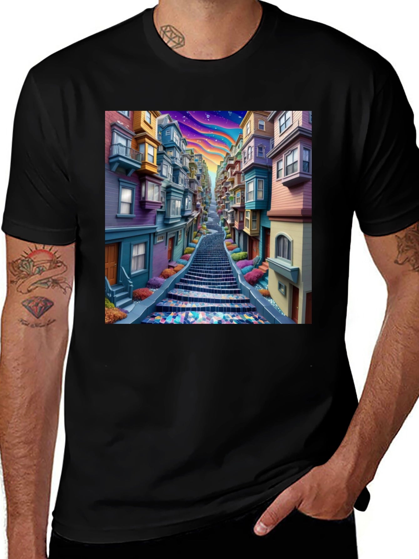 Whimsical Painted Ladies T-Shirt