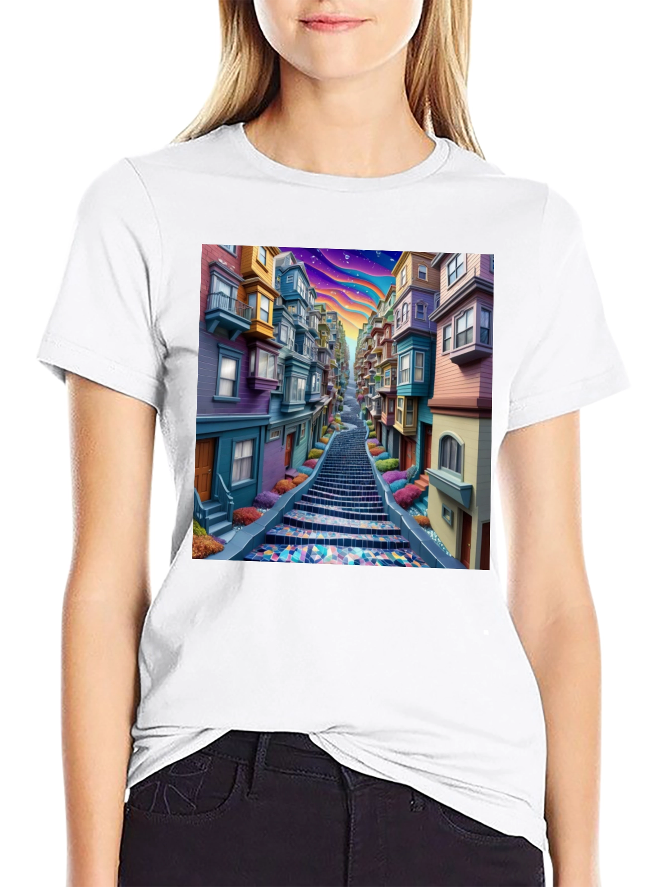 Whimsical Painted Ladies T-Shirt