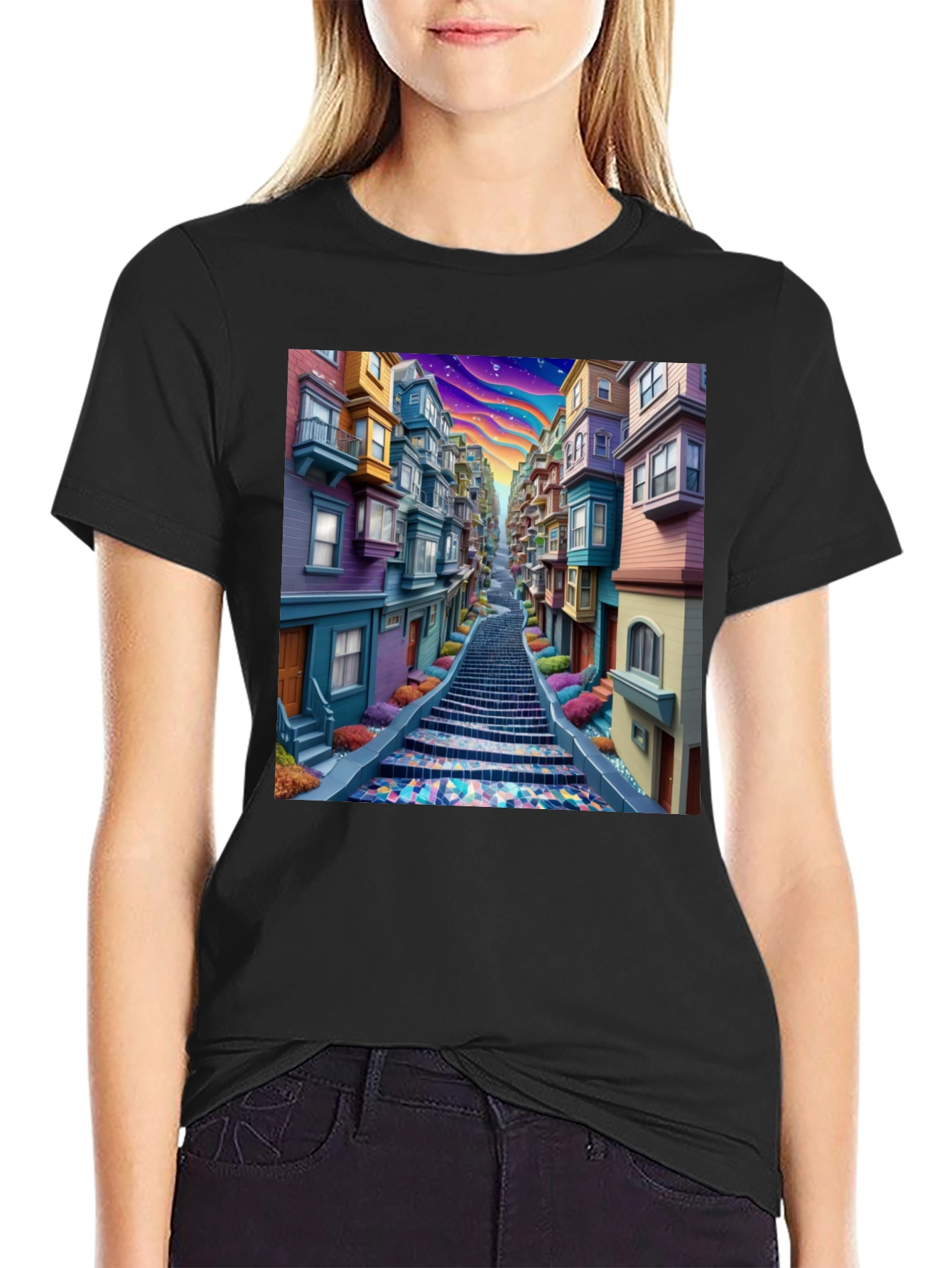 Whimsical Painted Ladies T-Shirt