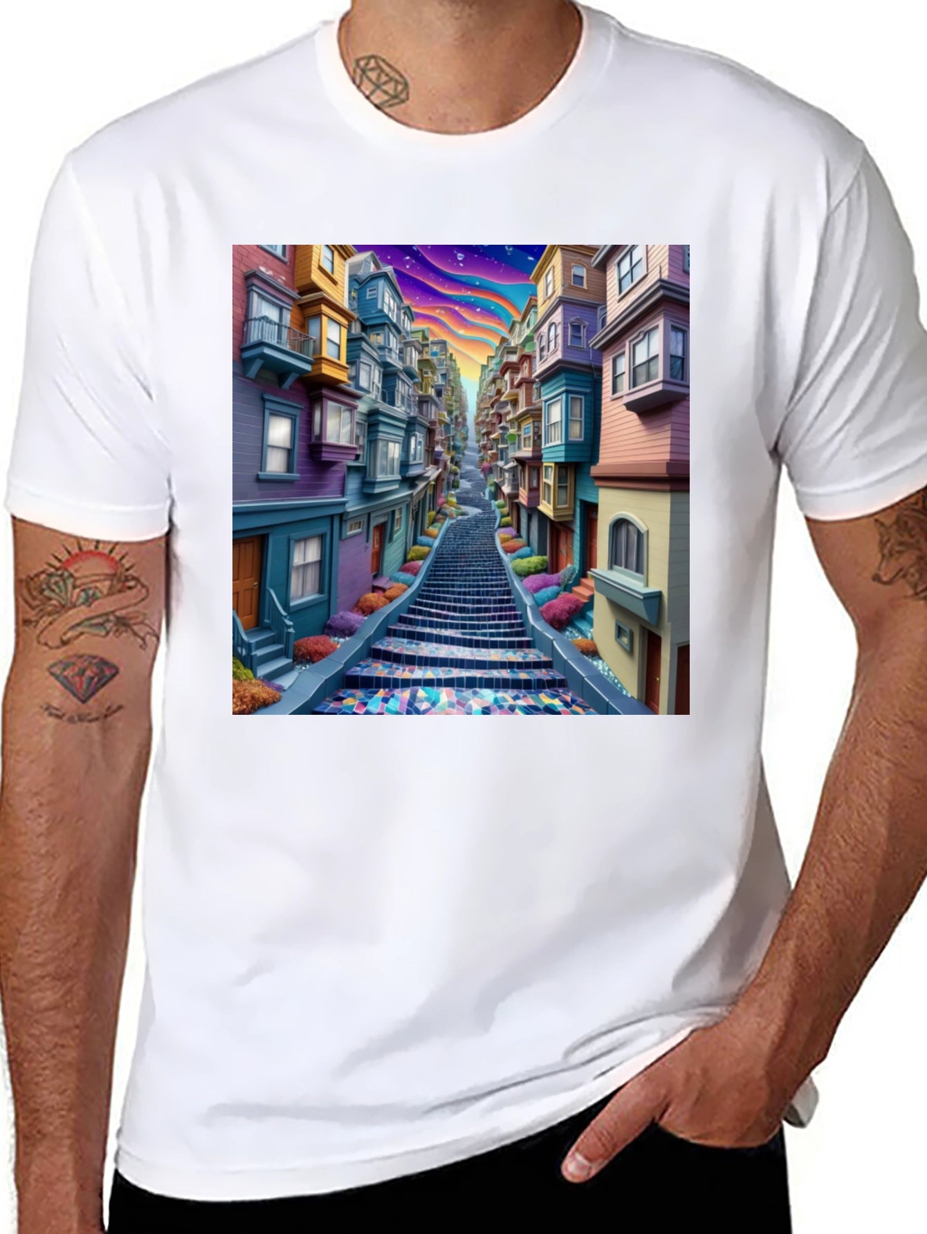 Whimsical Painted Ladies T-Shirt