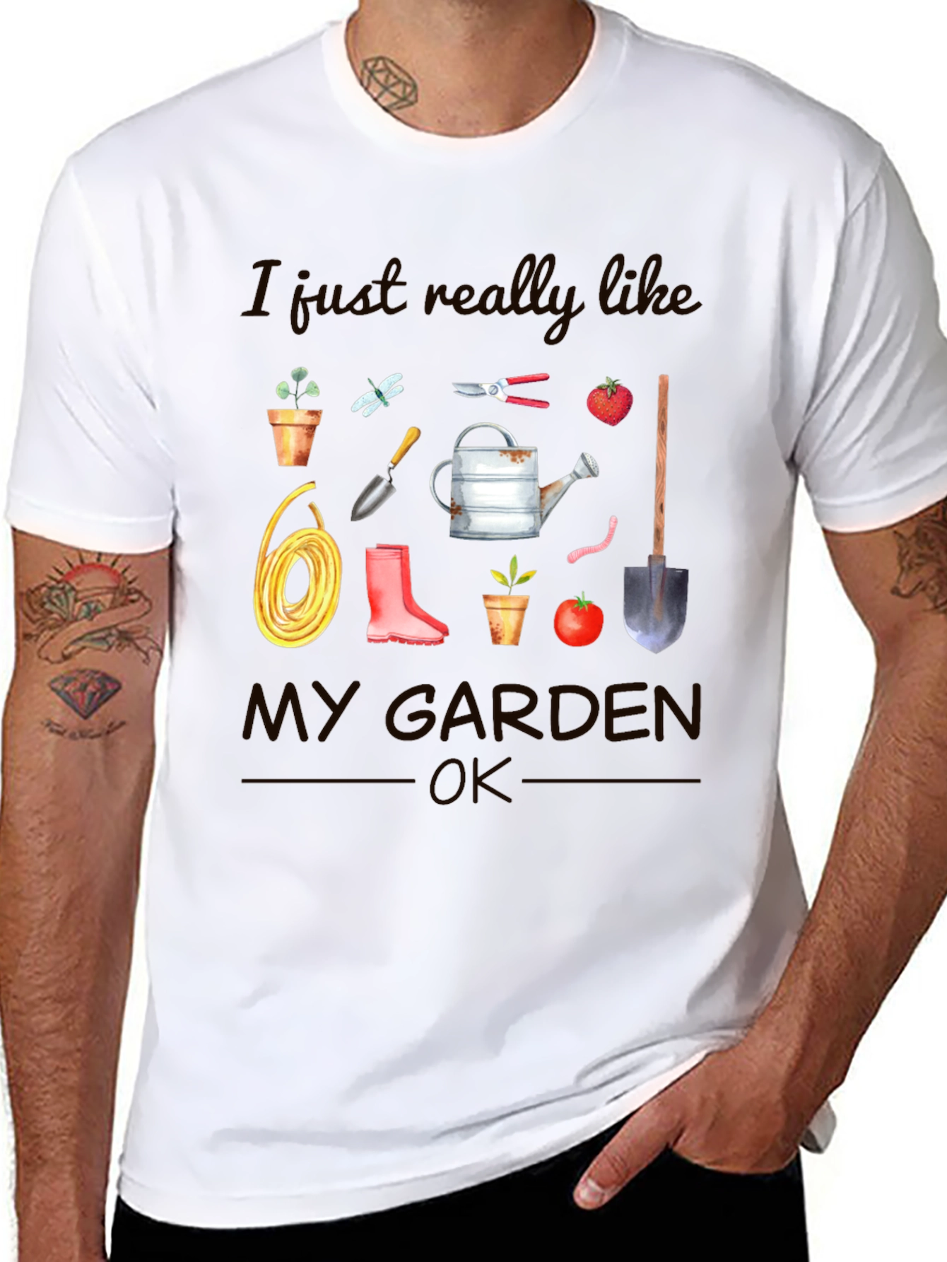 I Just Really Like My Garden Graphic T-Shirt