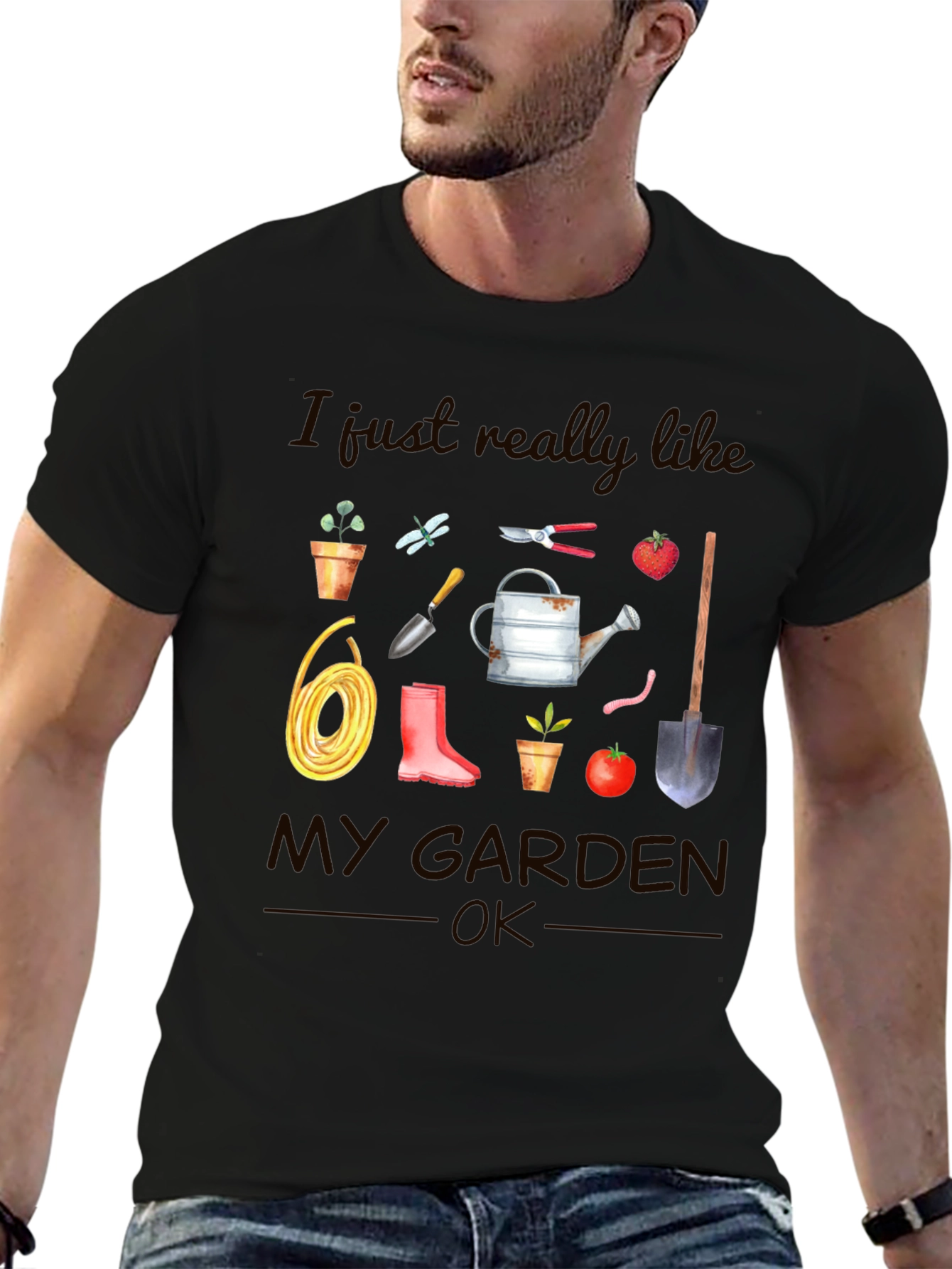 I Just Really Like My Garden Graphic T-Shirt