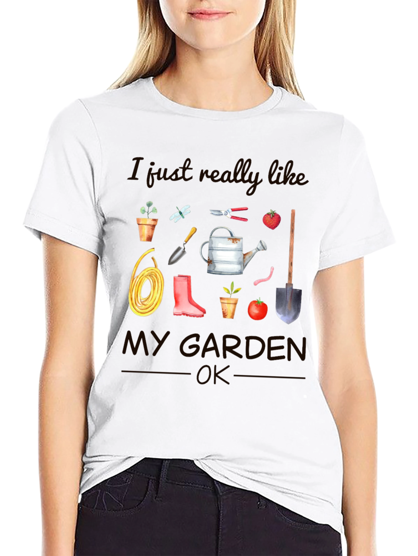 I Just Really Like My Garden Graphic T-Shirt