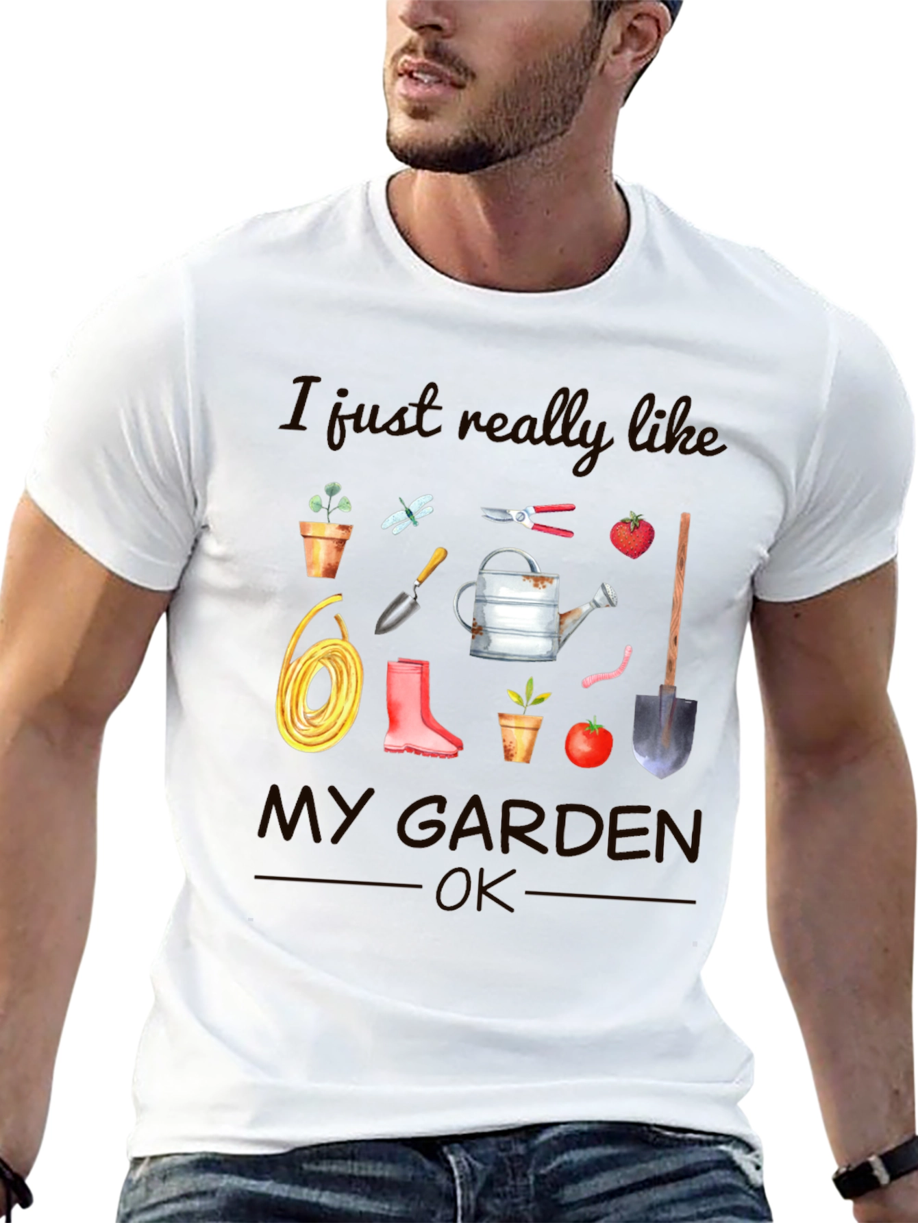 I Just Really Like My Garden Graphic T-Shirt