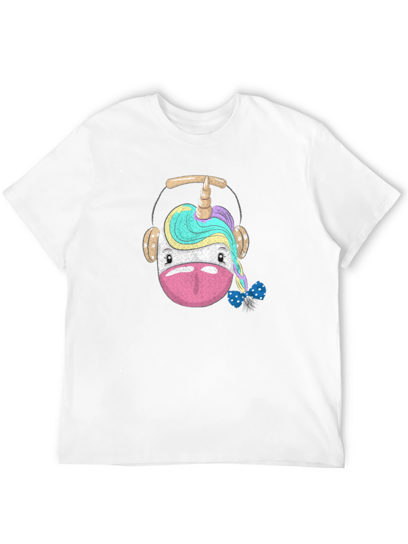 Unicorn Headphone Graphic T-Shirt