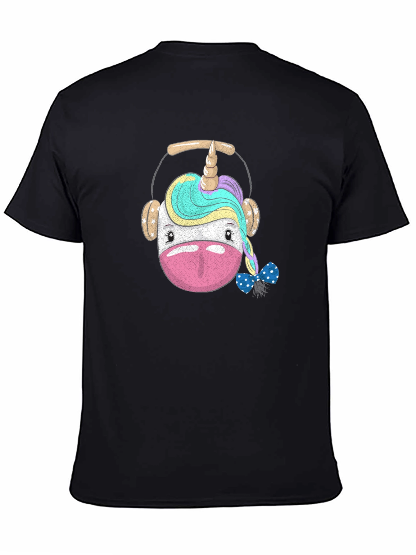 Unicorn Headphone Graphic T-Shirt