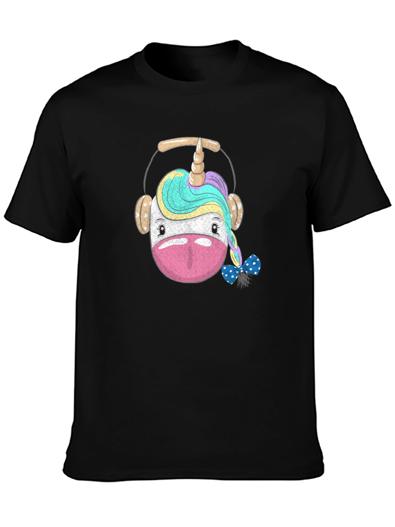 Unicorn Headphone Graphic T-Shirt