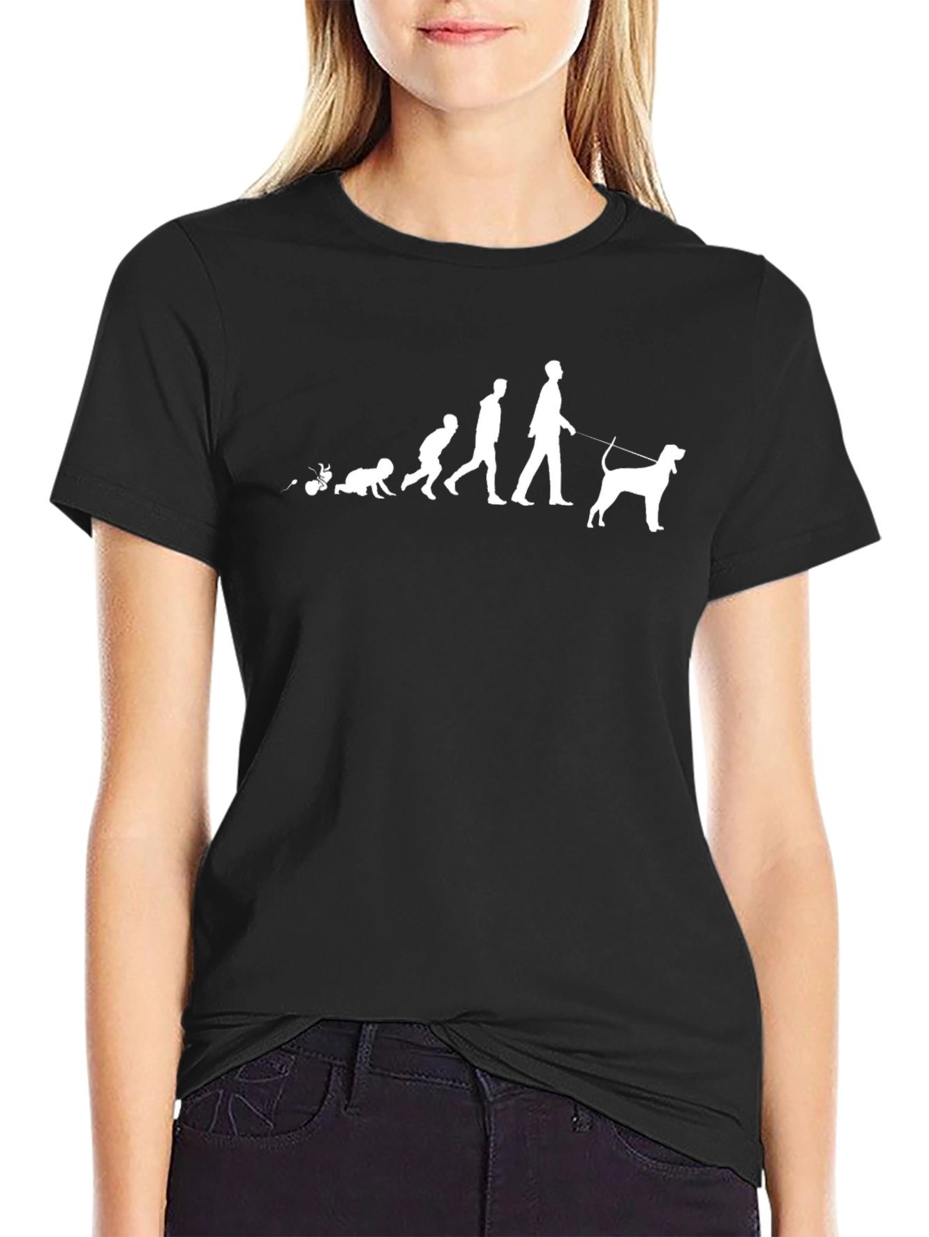 Evolution of Man & Dog T-Shirt