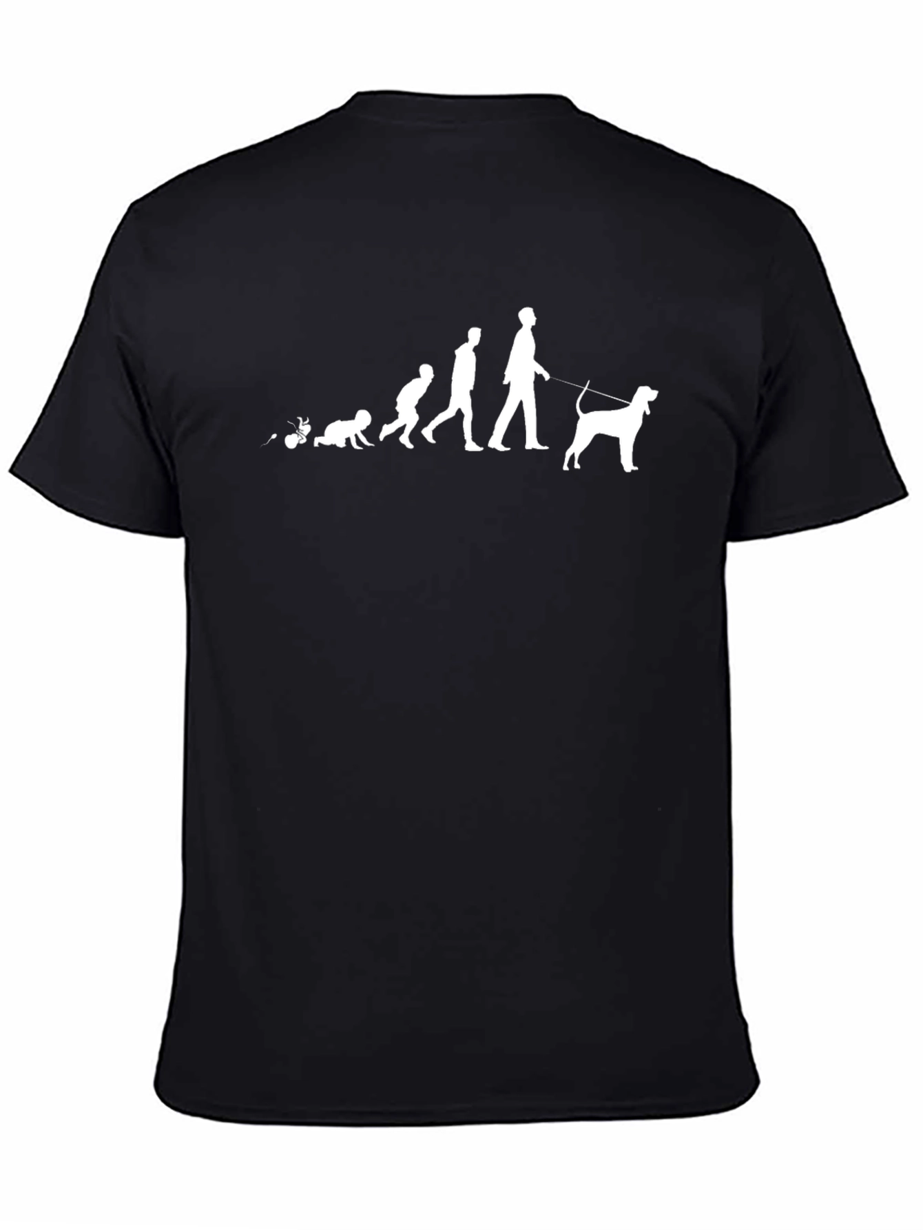 Evolution of Man & Dog T-Shirt