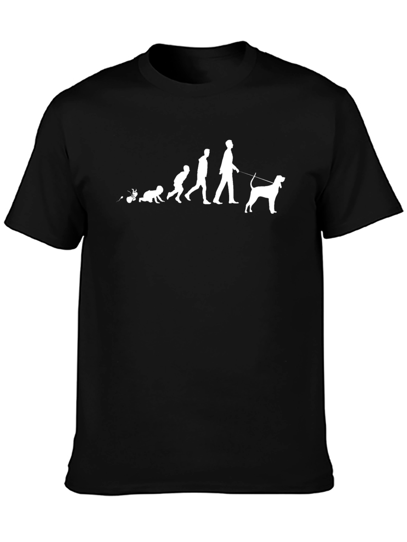 Evolution of Man & Dog T-Shirt