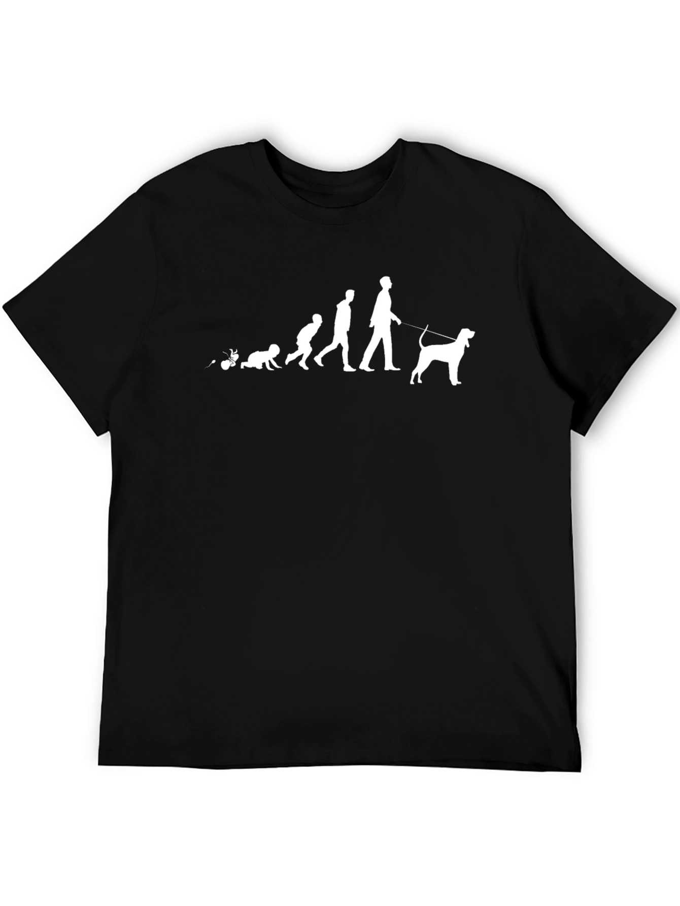 Evolution of Man & Dog T-Shirt