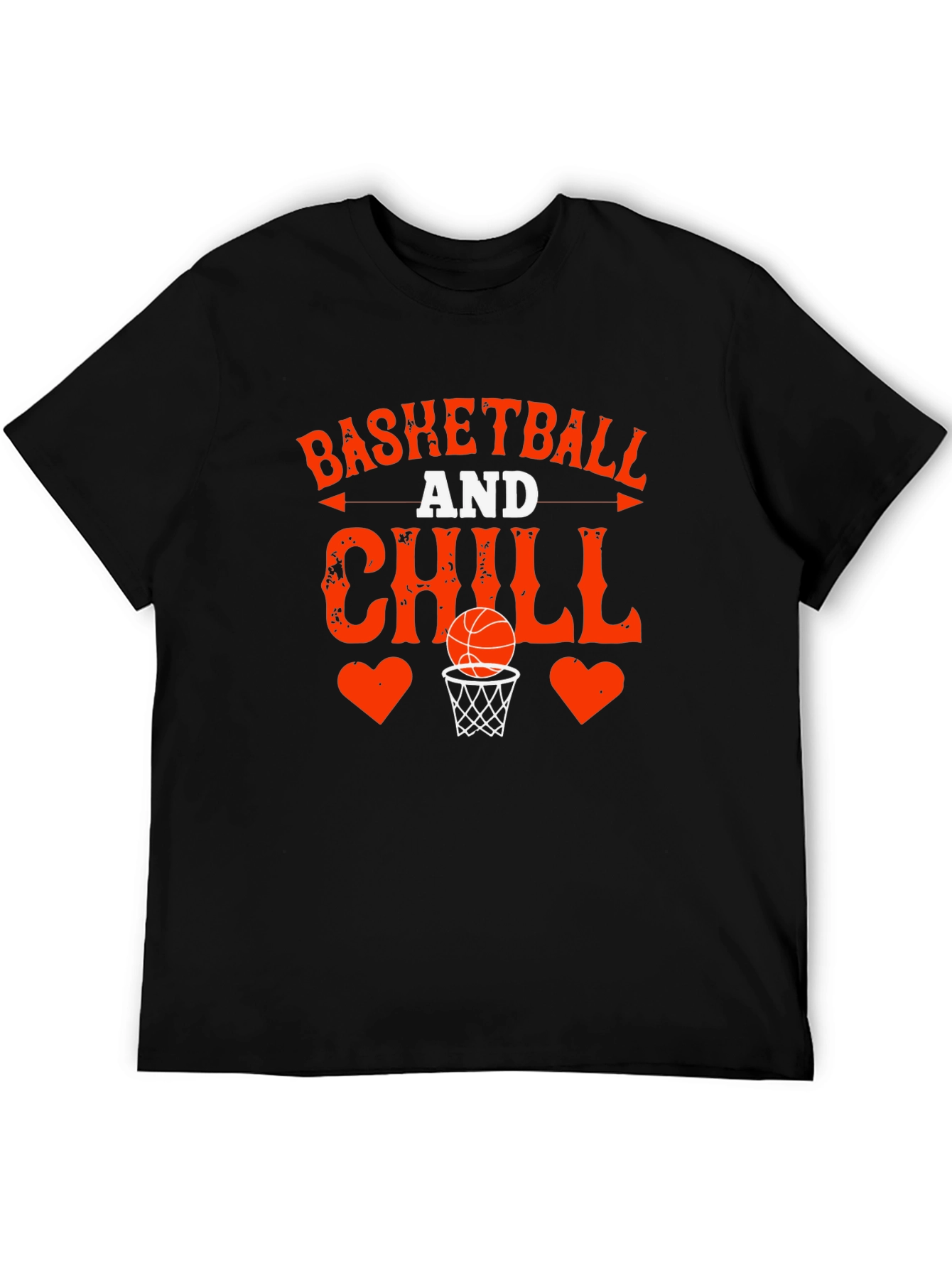 Basketball and Chill Graphic T-Shirt