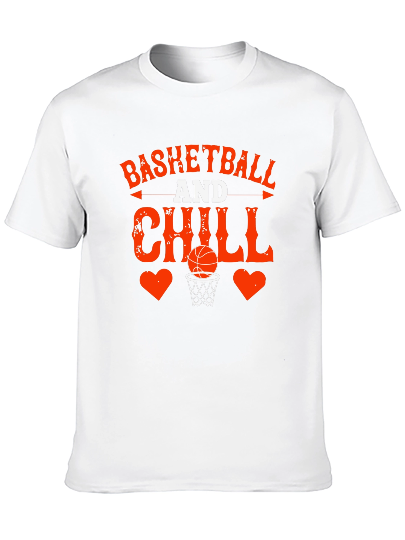 Basketball and Chill Graphic T-Shirt