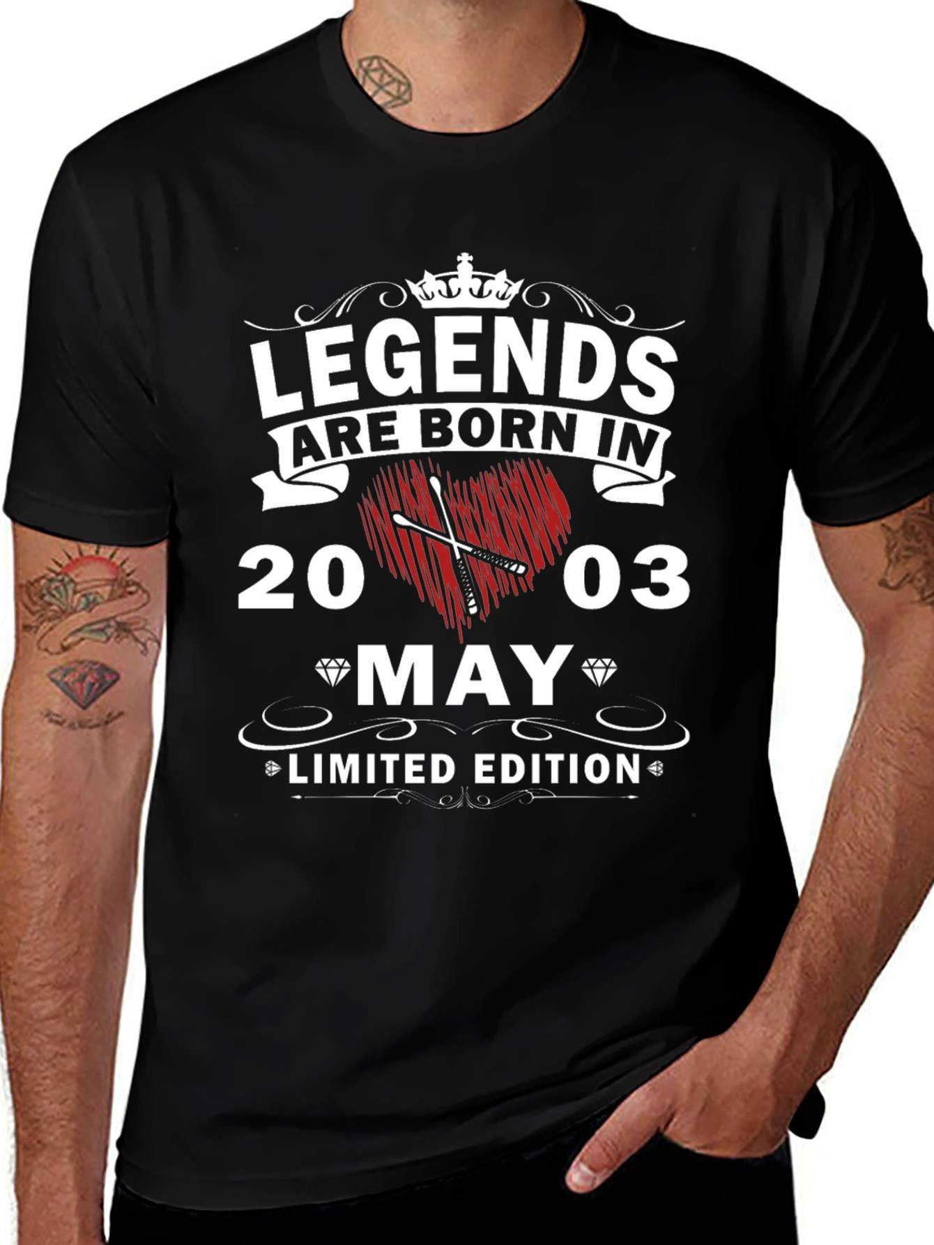 Legends Born in May 2003 Limited Edition T-Shirt