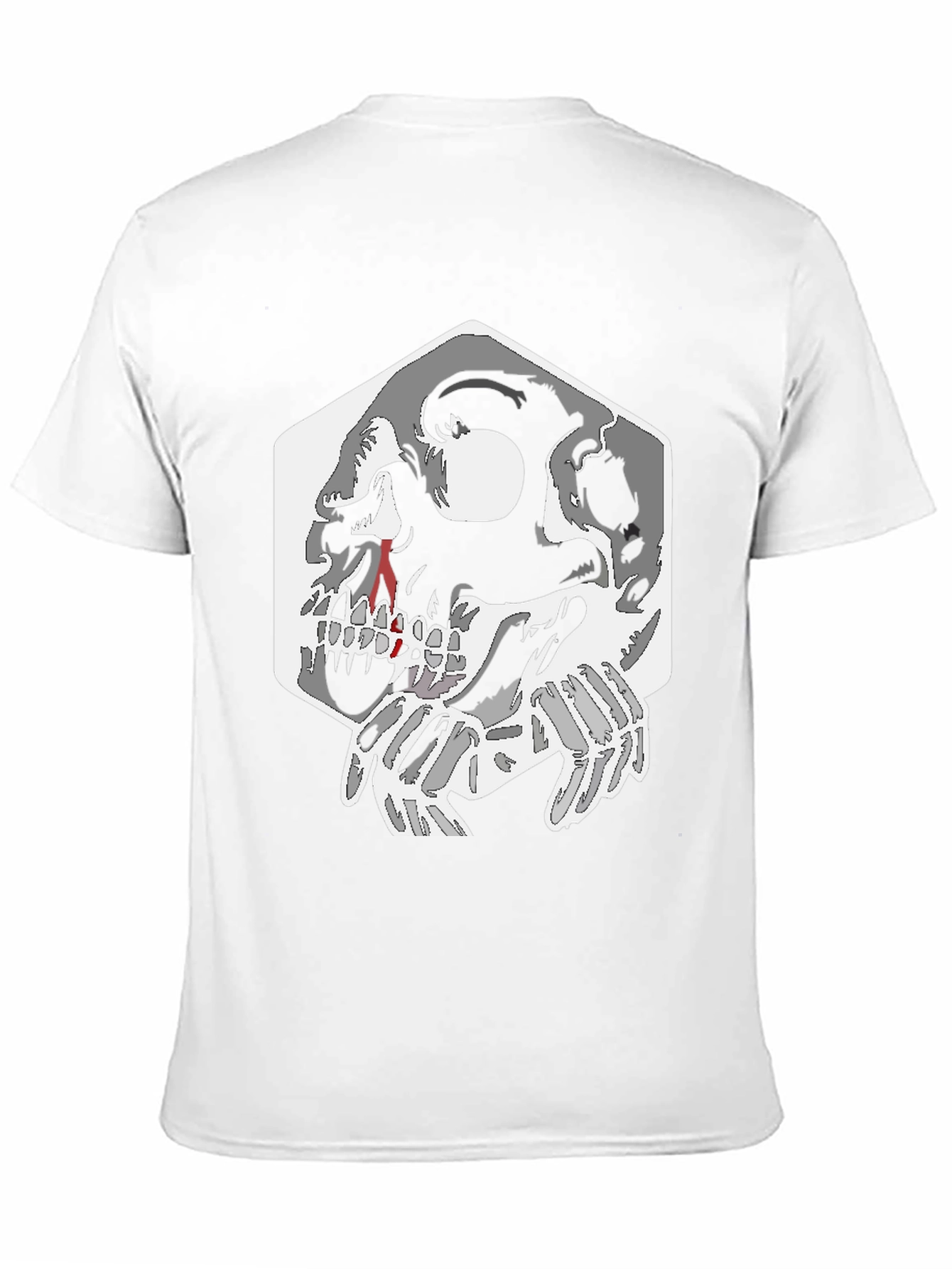 Skull Graphic Tee - Black