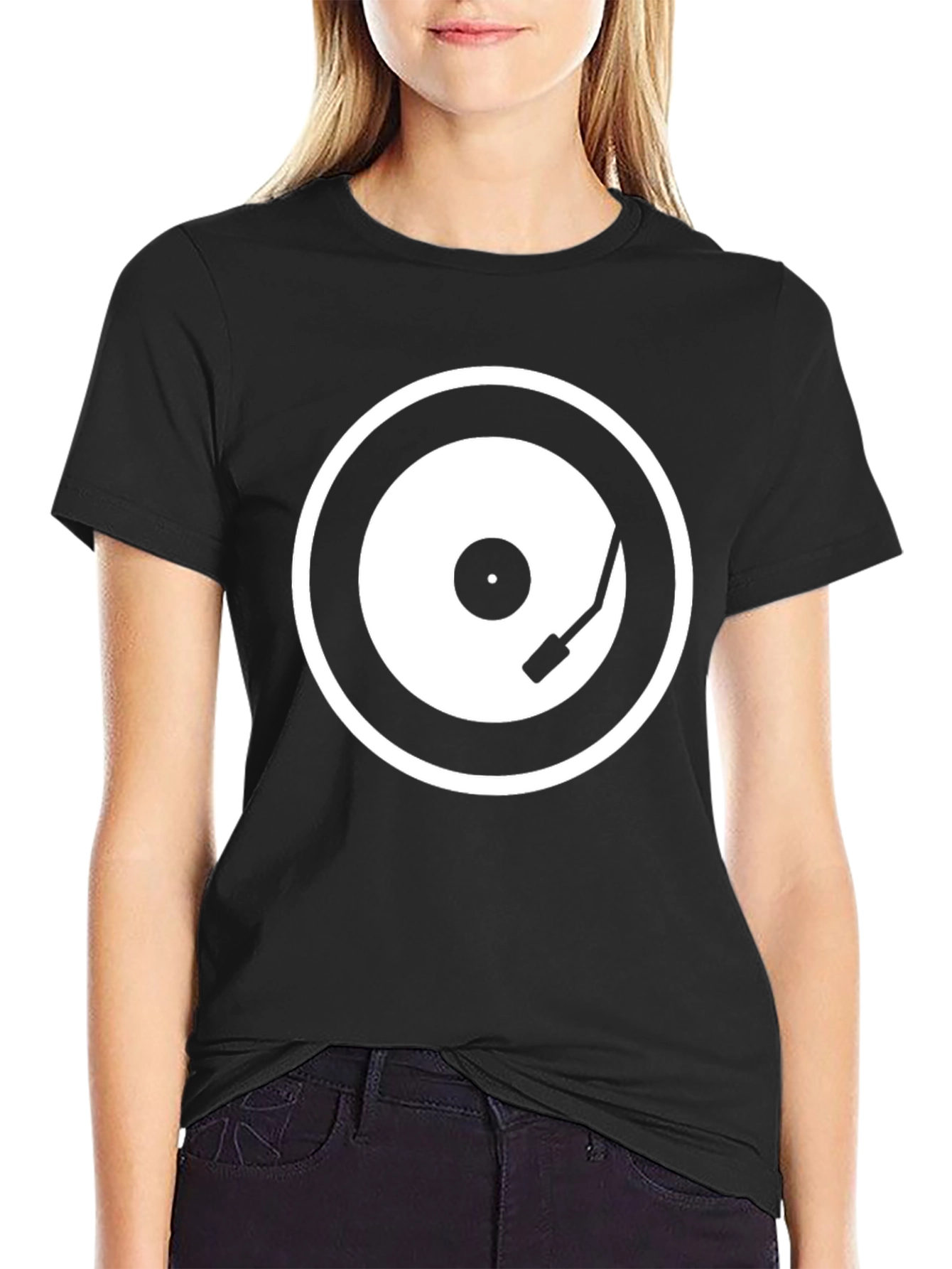 Cool Vinyl Record Graphic T-Shirt