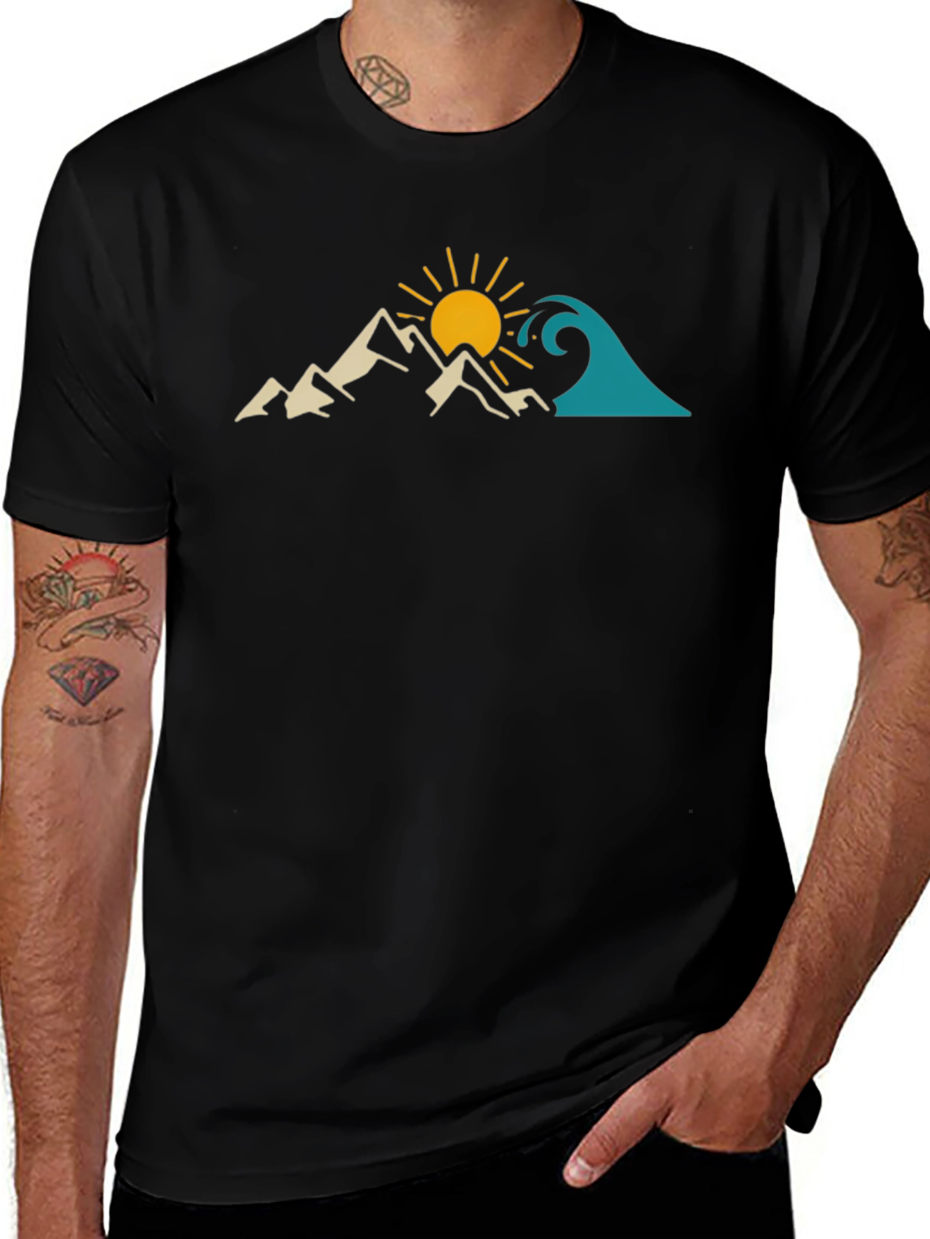 Mountain Wave Graphic Tee