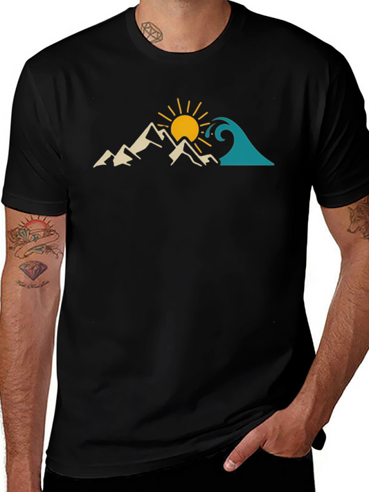 Mountain Wave Graphic Tee