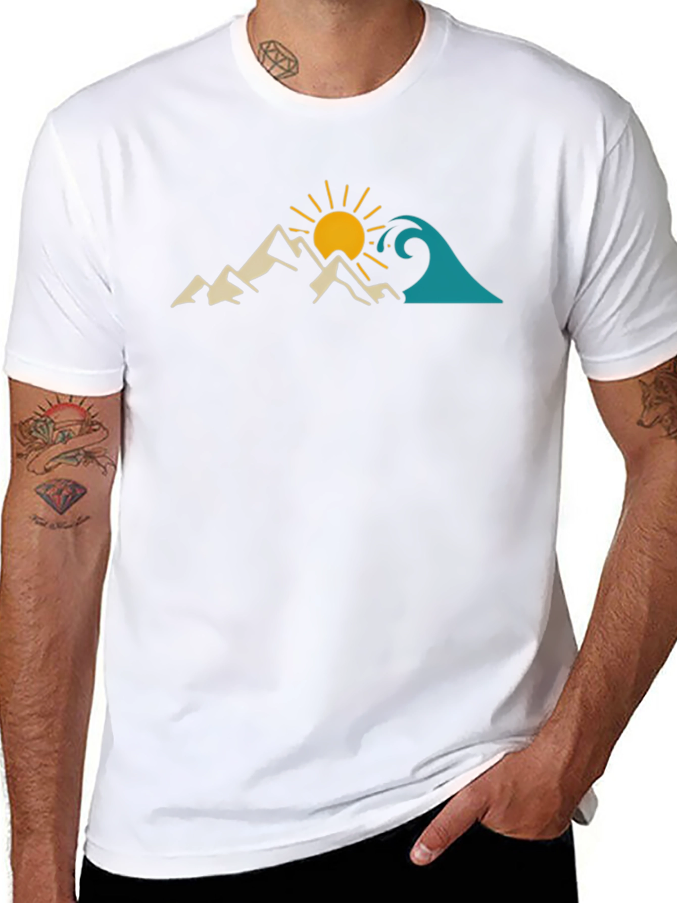 Mountain Wave Graphic Tee