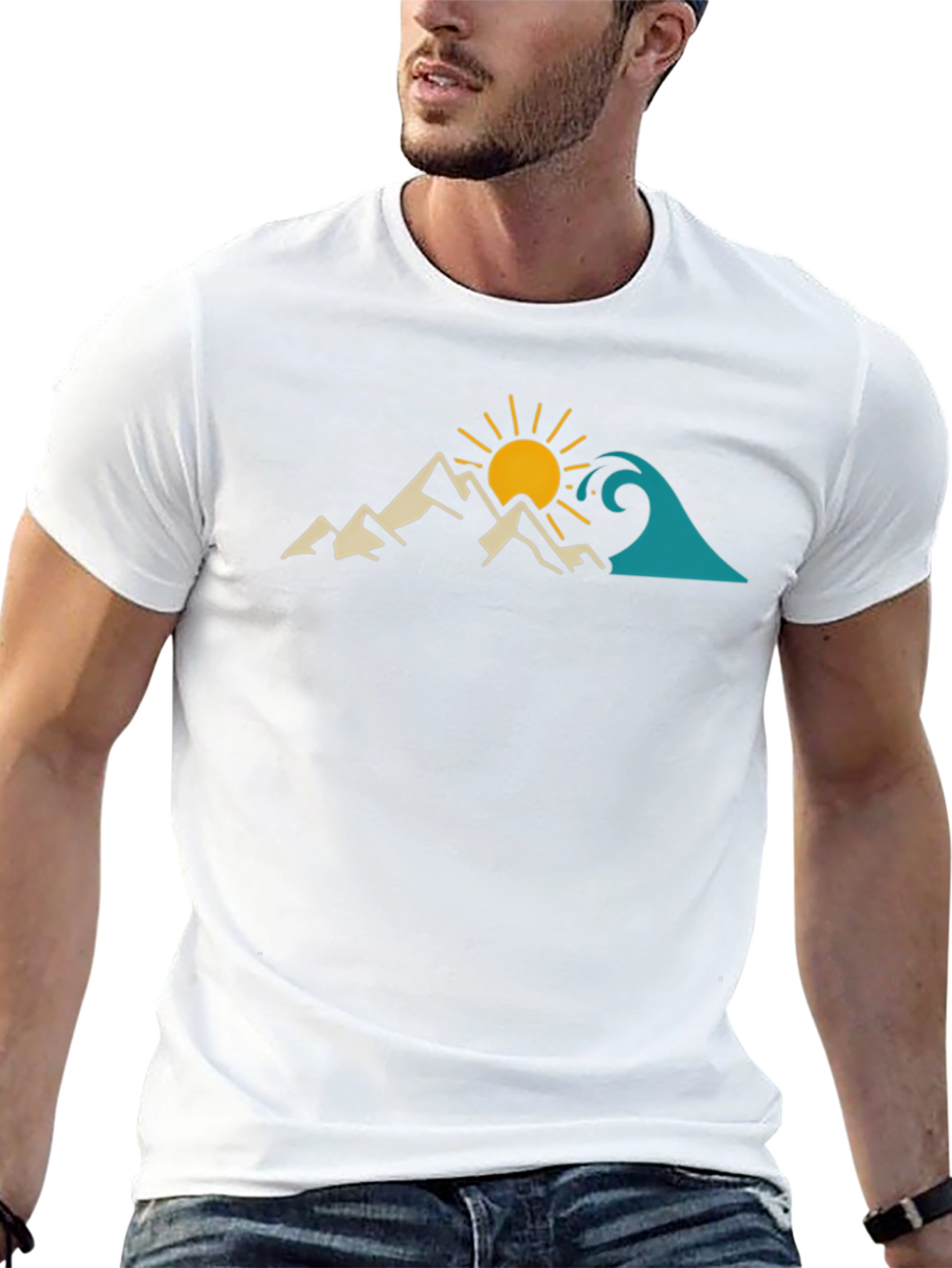 Mountain Wave Graphic Tee