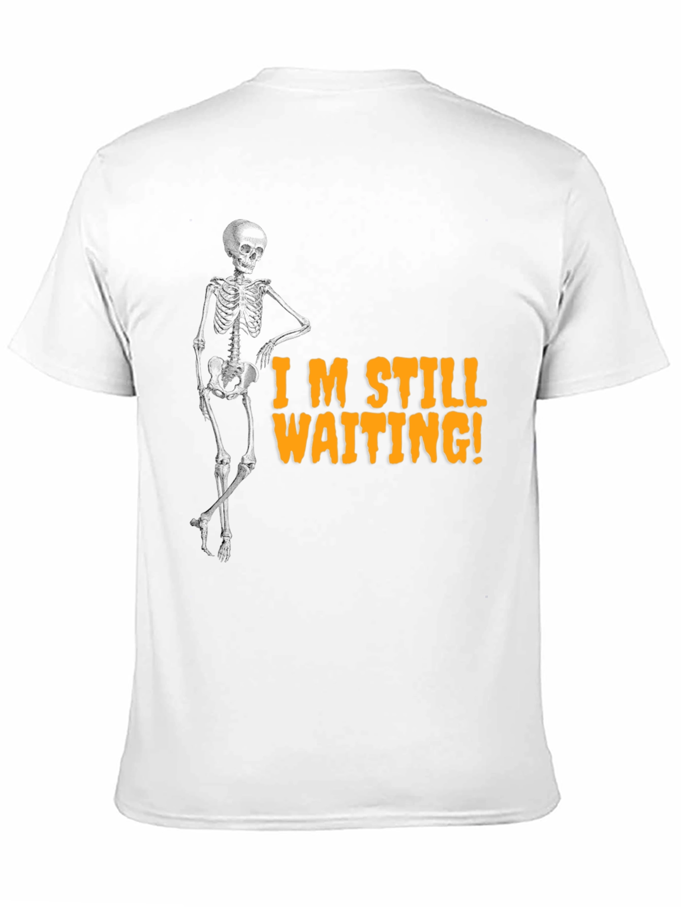 Im Still Waiting Skeleton Graphic T-Shirt