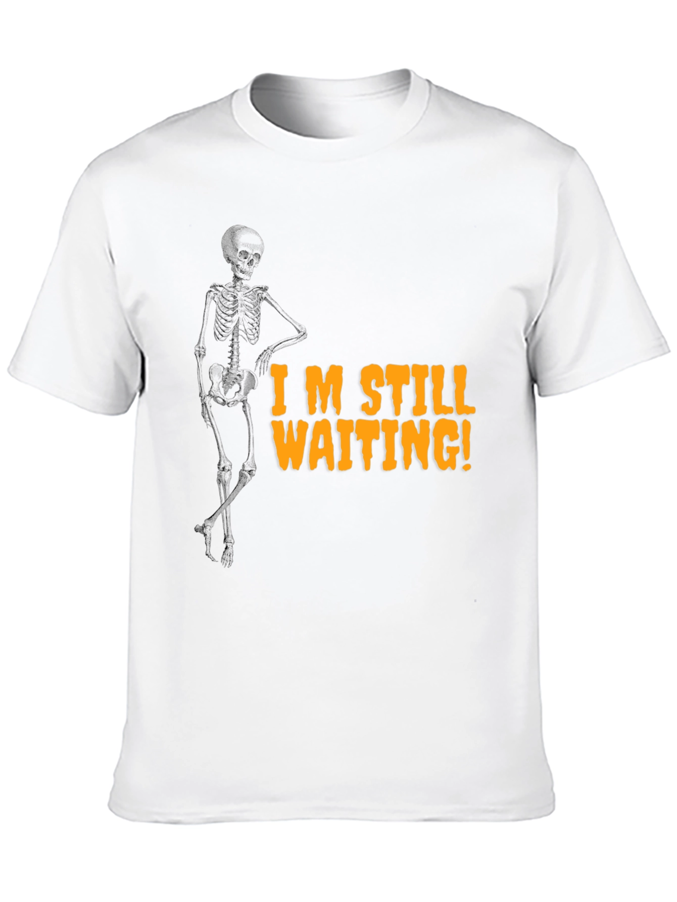 Im Still Waiting Skeleton Graphic T-Shirt