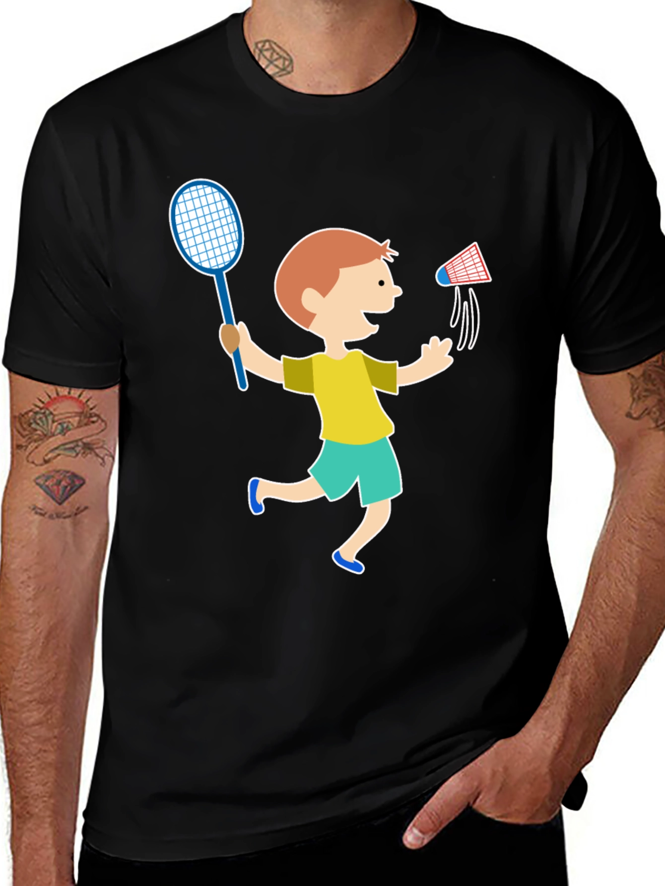 Boys Badminton T-Shirt