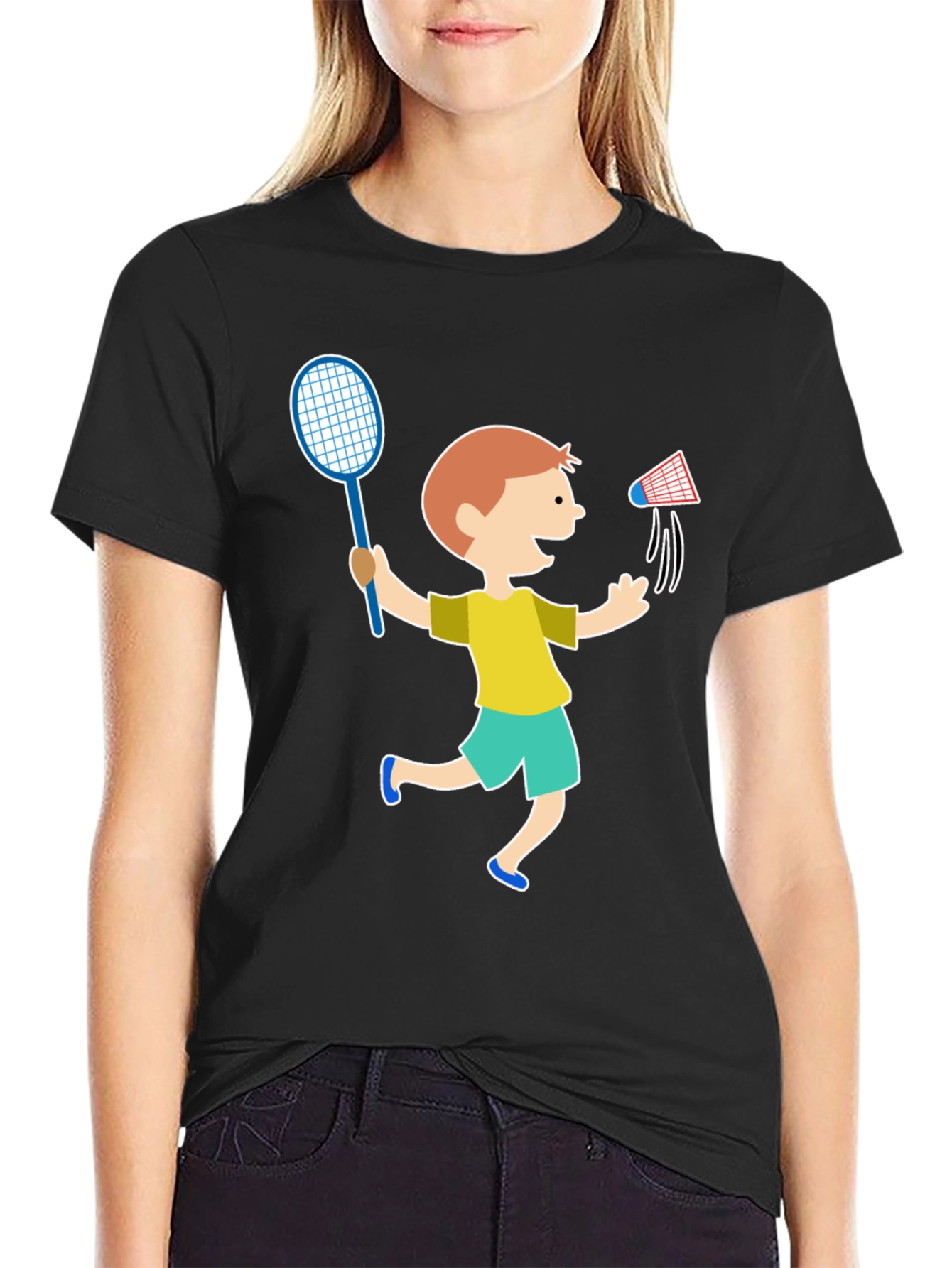 Boys Badminton T-Shirt