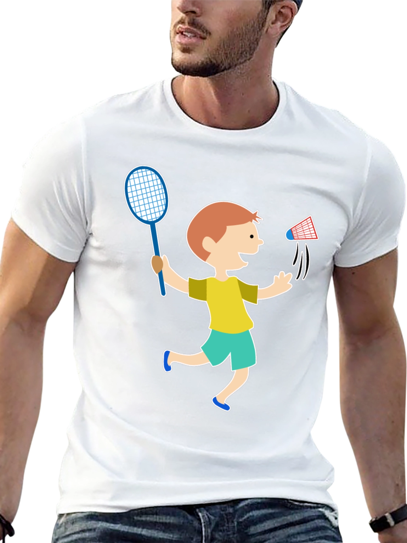 Boys Badminton T-Shirt