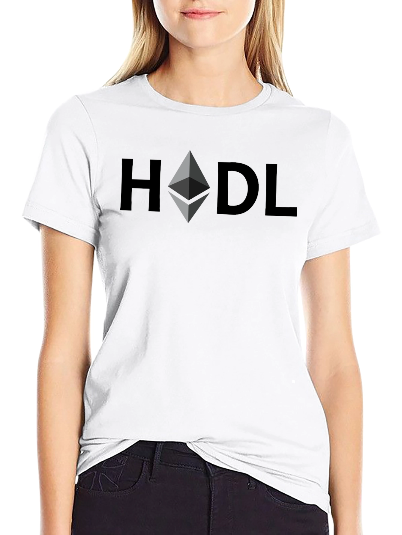 HODL Ethereum Crypto T-Shirt - Black