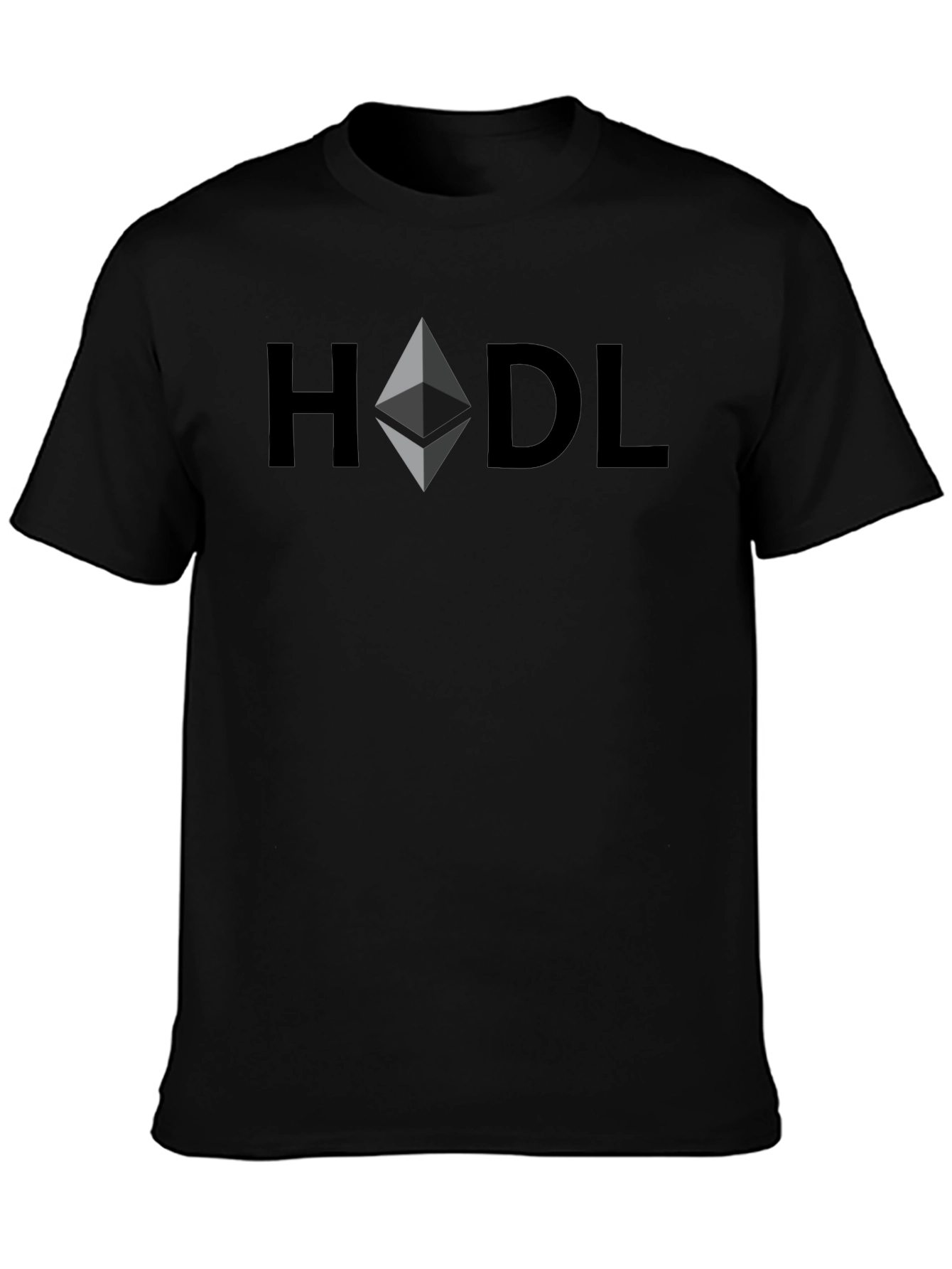HODL Ethereum Crypto T-Shirt - Black