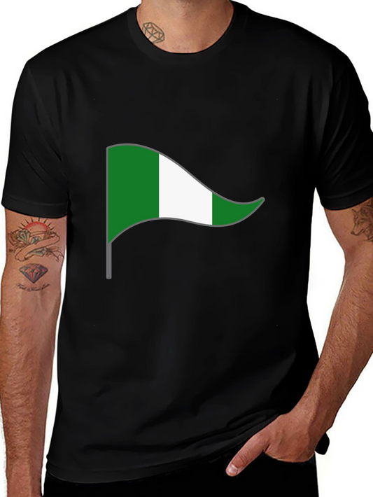 Nigeria Flag T-Shirt - Green and White Pride