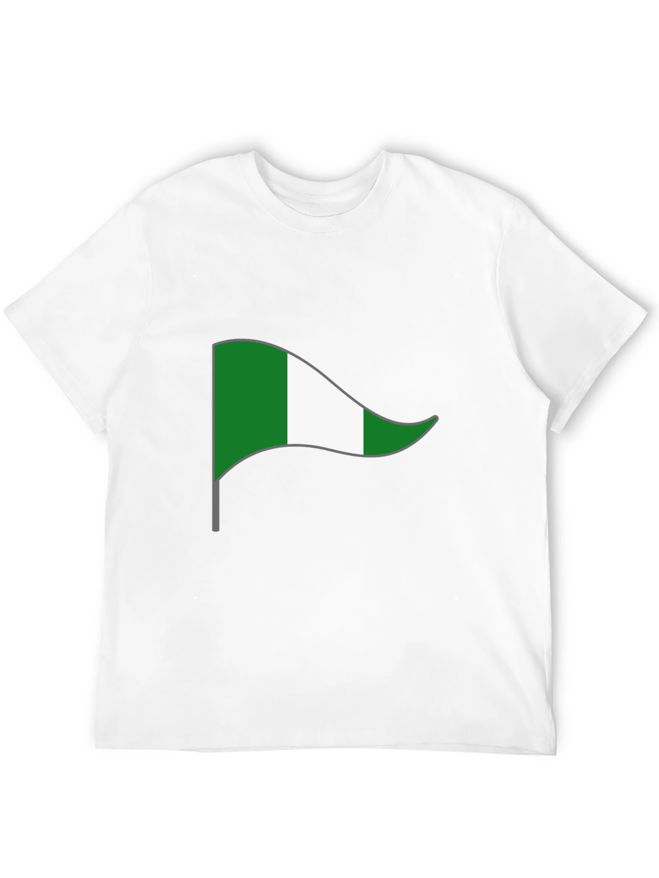 Nigeria Flag T-Shirt - Green and White Pride