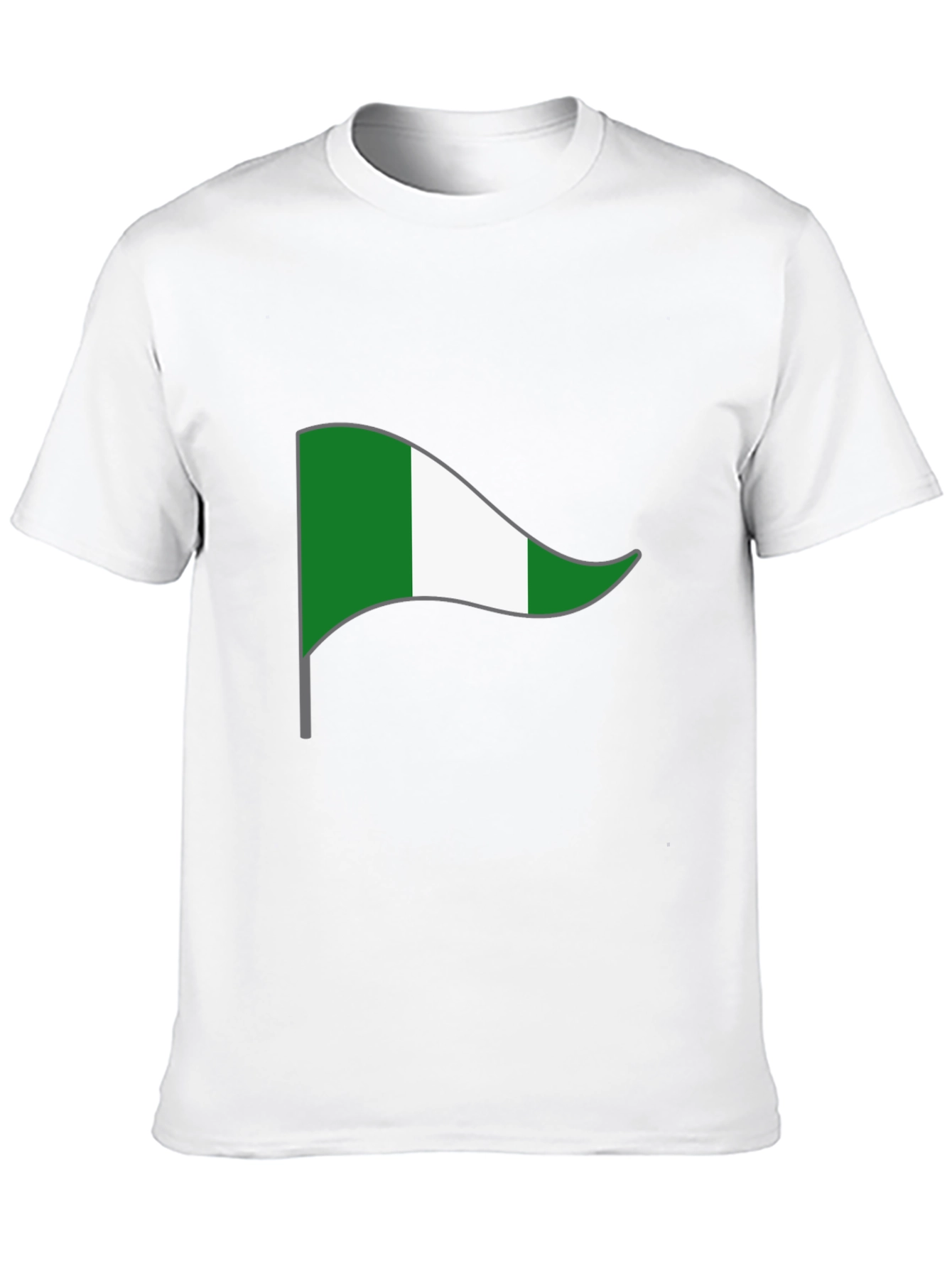 Nigeria Flag T-Shirt - Green and White Pride
