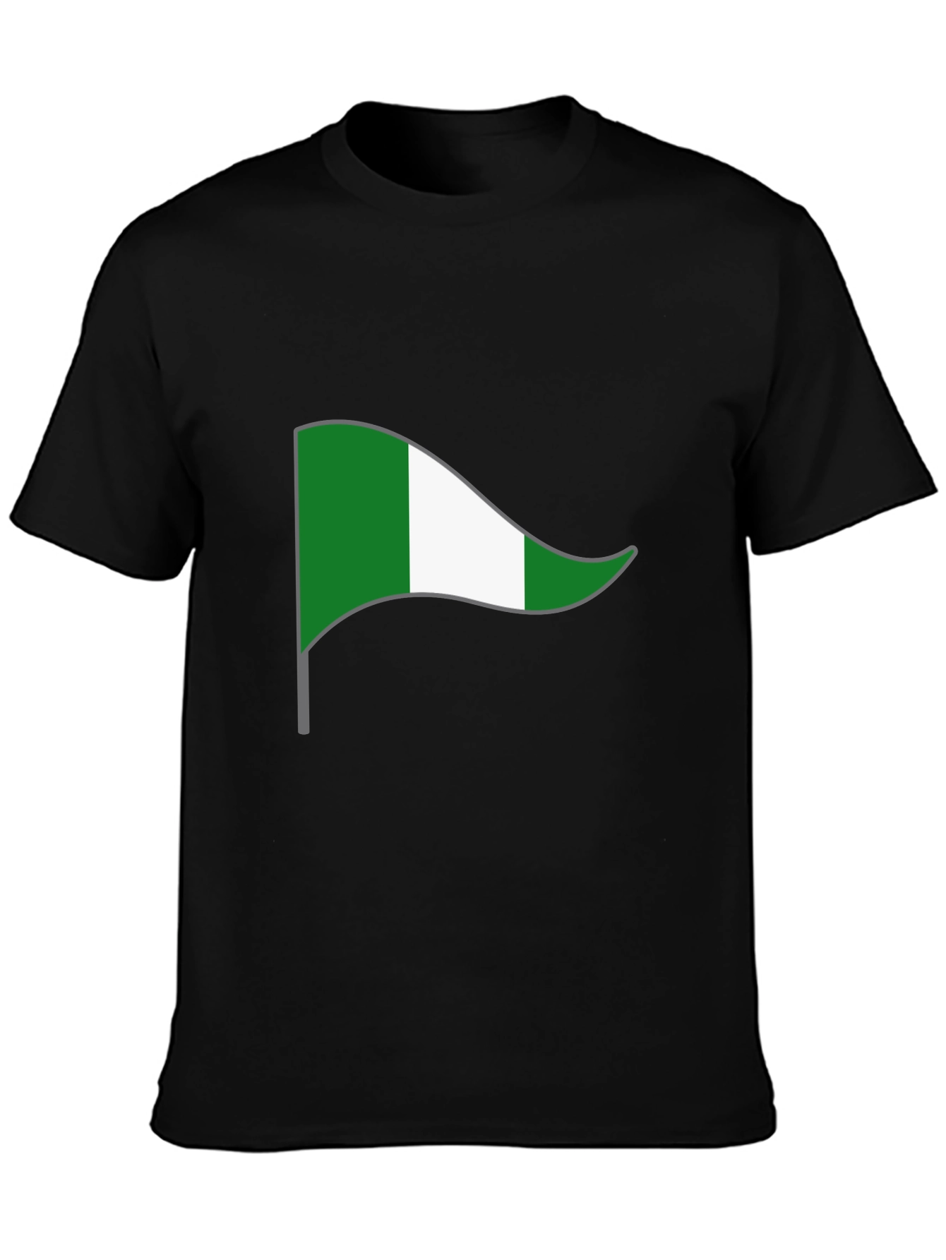 Nigeria Flag T-Shirt - Green and White Pride