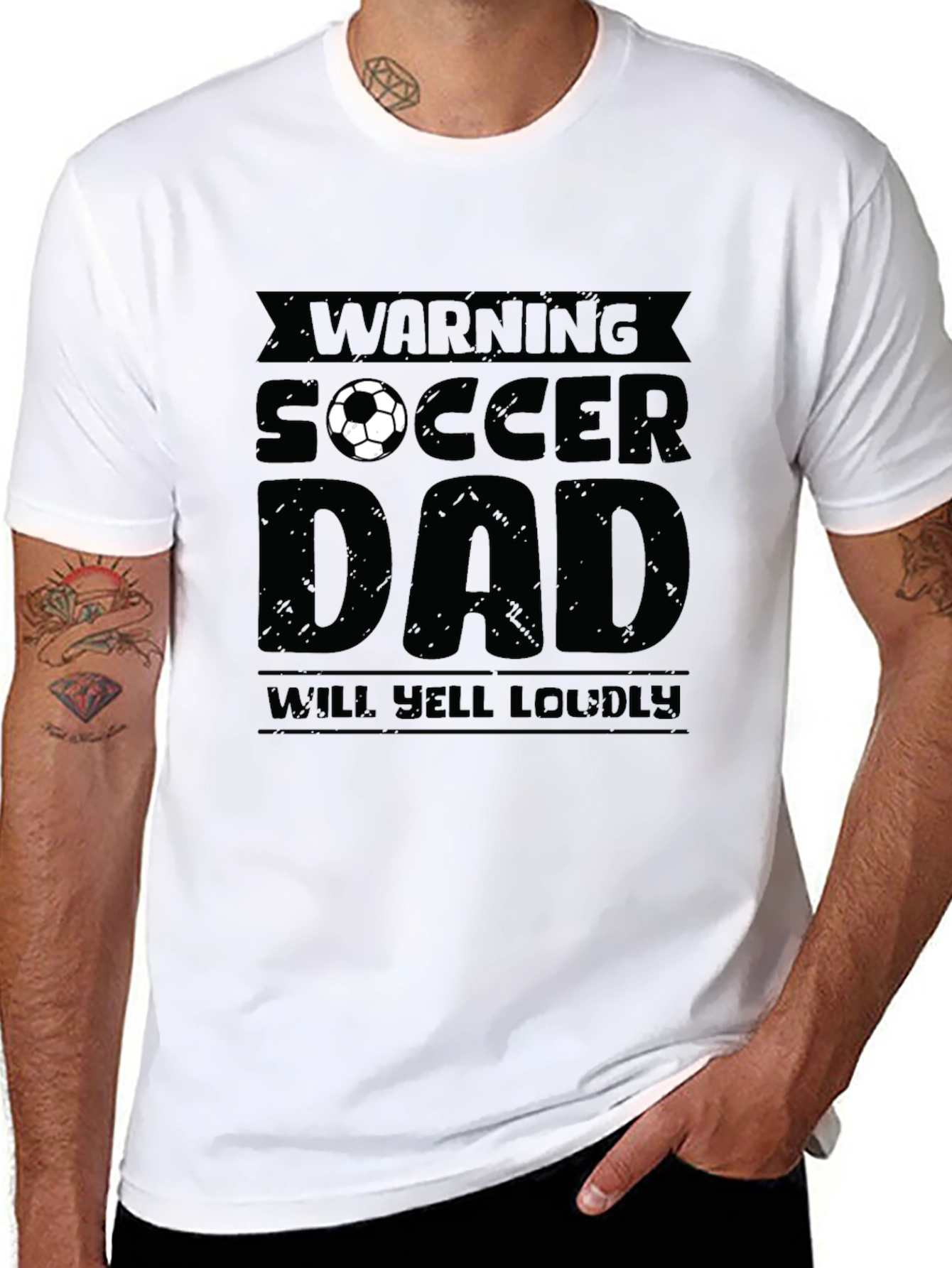 Warning Soccer Dad T-Shirt