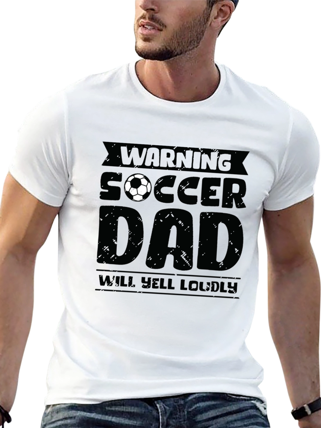 Warning Soccer Dad T-Shirt
