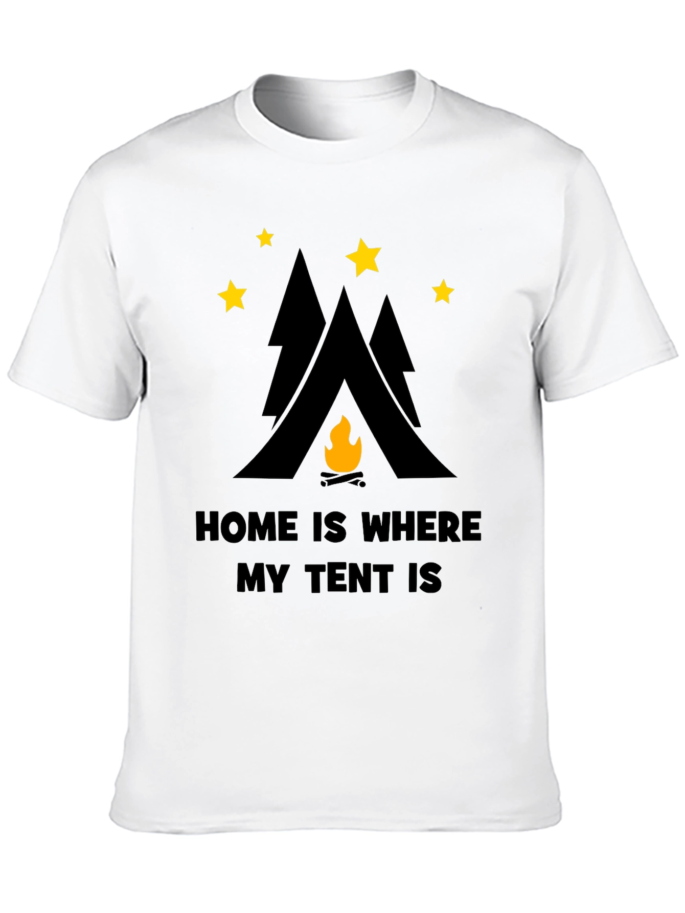 Home is Where My Tent Is Camping T-Shirt