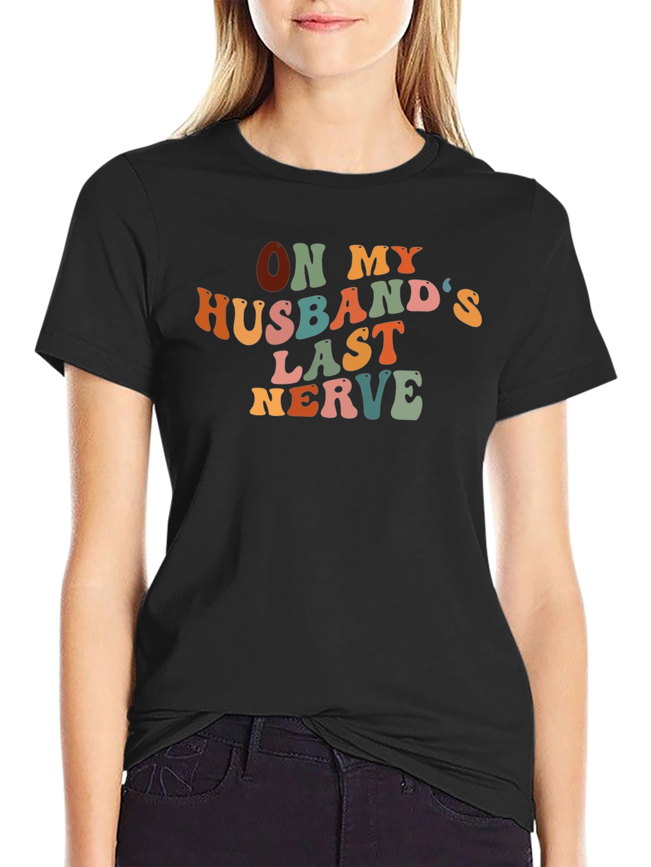 On My Husbands Last Nerve Graphic Tee