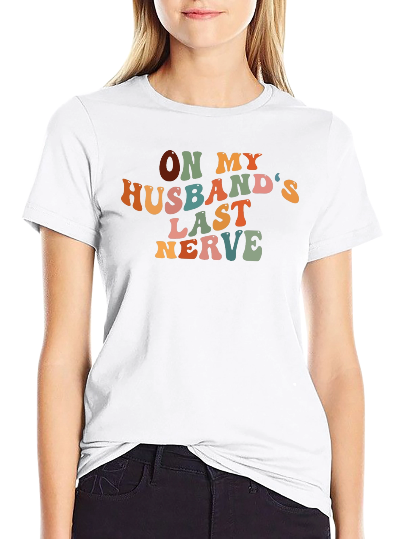 On My Husbands Last Nerve Graphic Tee
