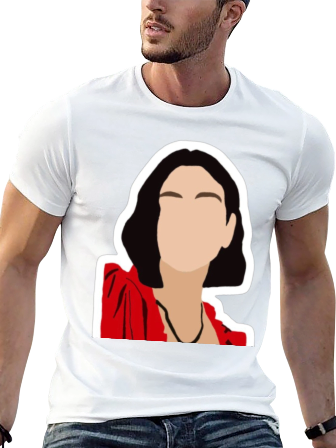 Abstract Portrait Graphic T-Shirt - Unisex