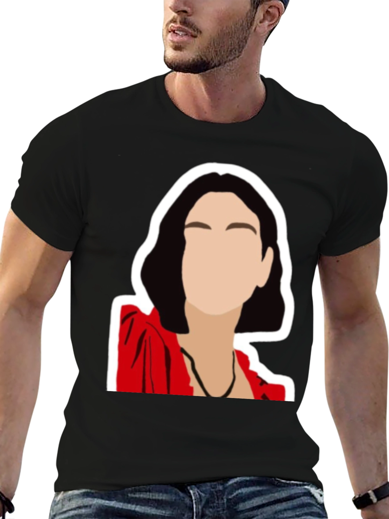 Abstract Portrait Graphic T-Shirt - Unisex