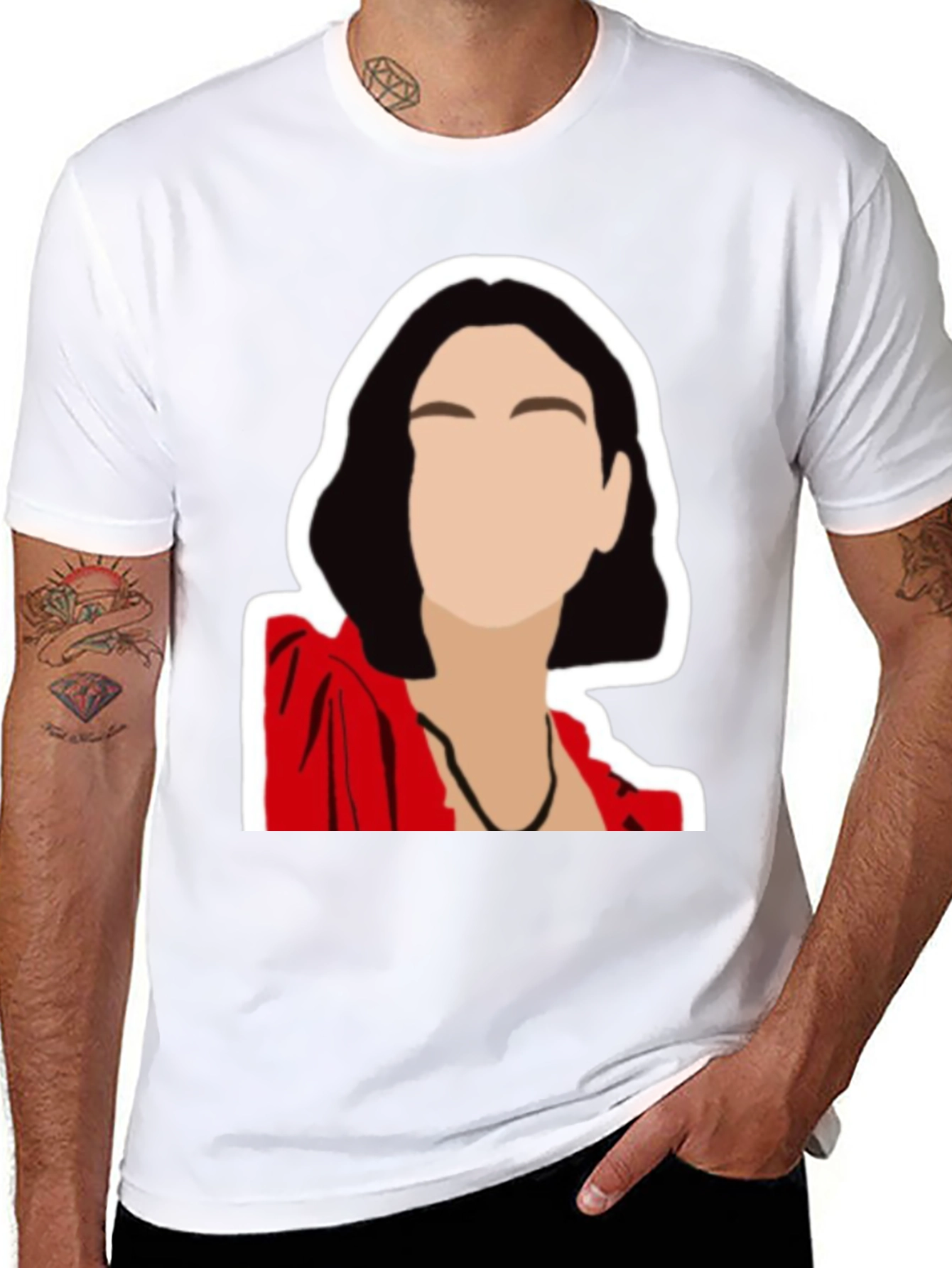 Abstract Portrait Graphic T-Shirt - Unisex