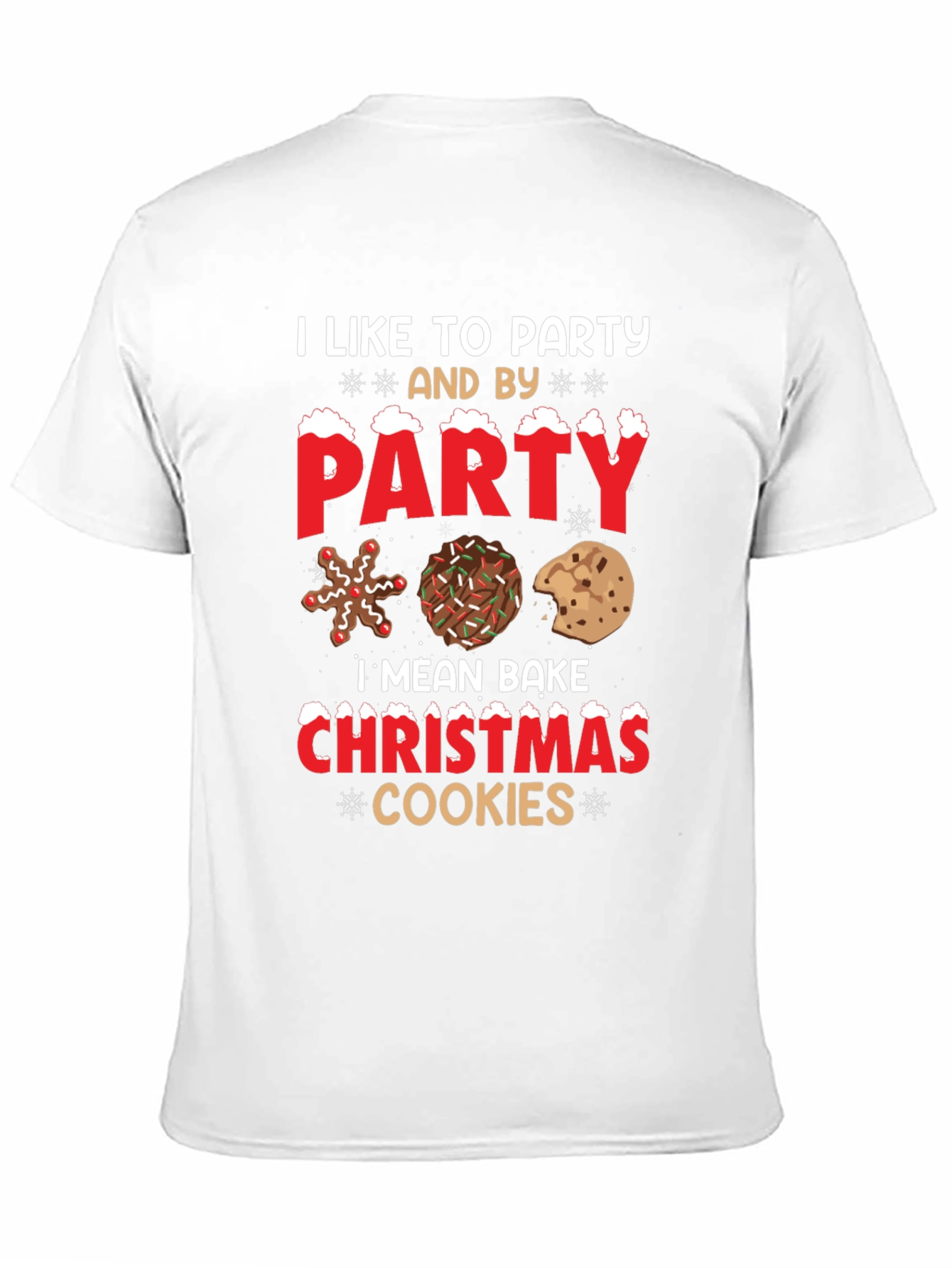 Party Christmas Cookies Graphic Tee